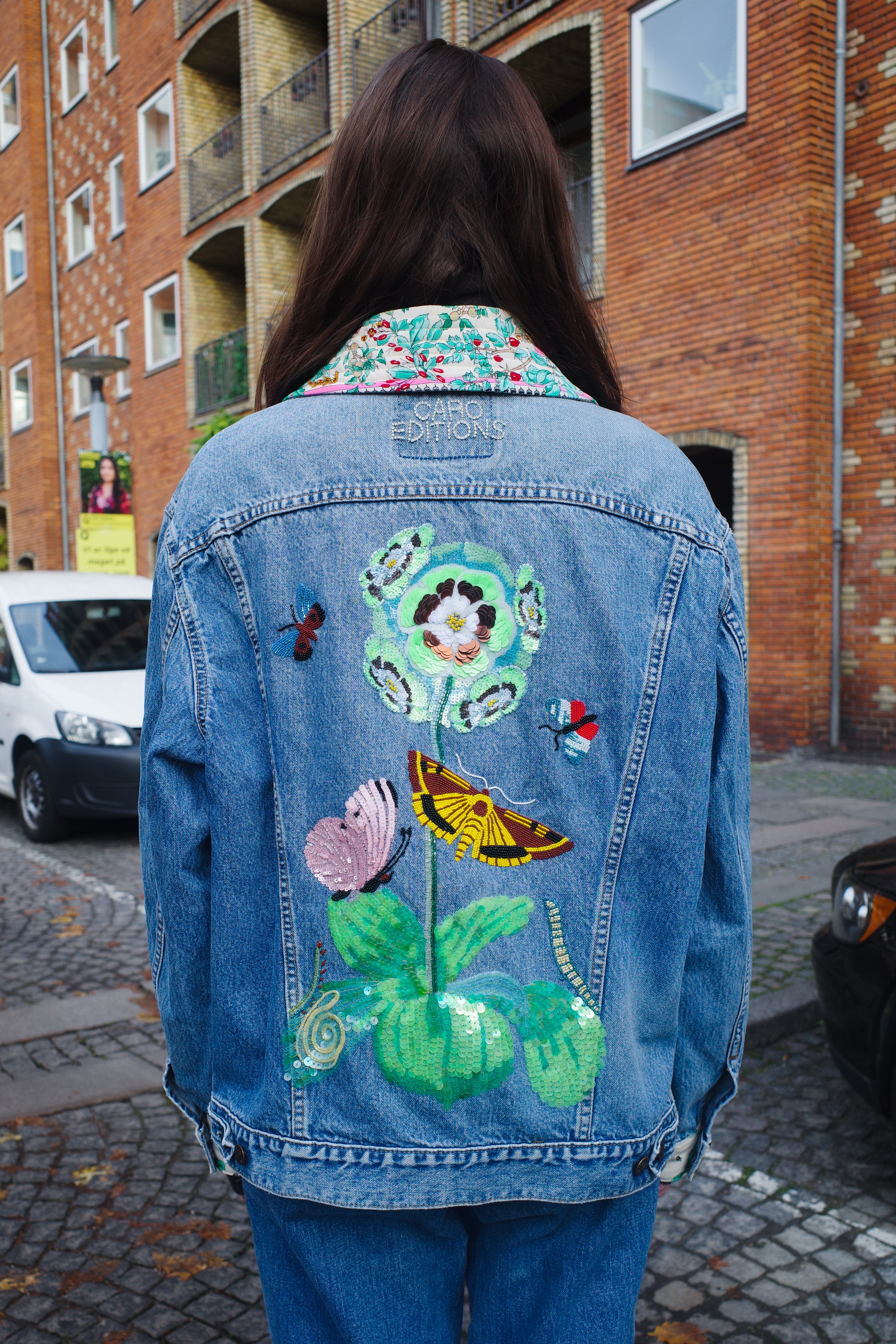 Upcycled Denim Jacket - One of a kind