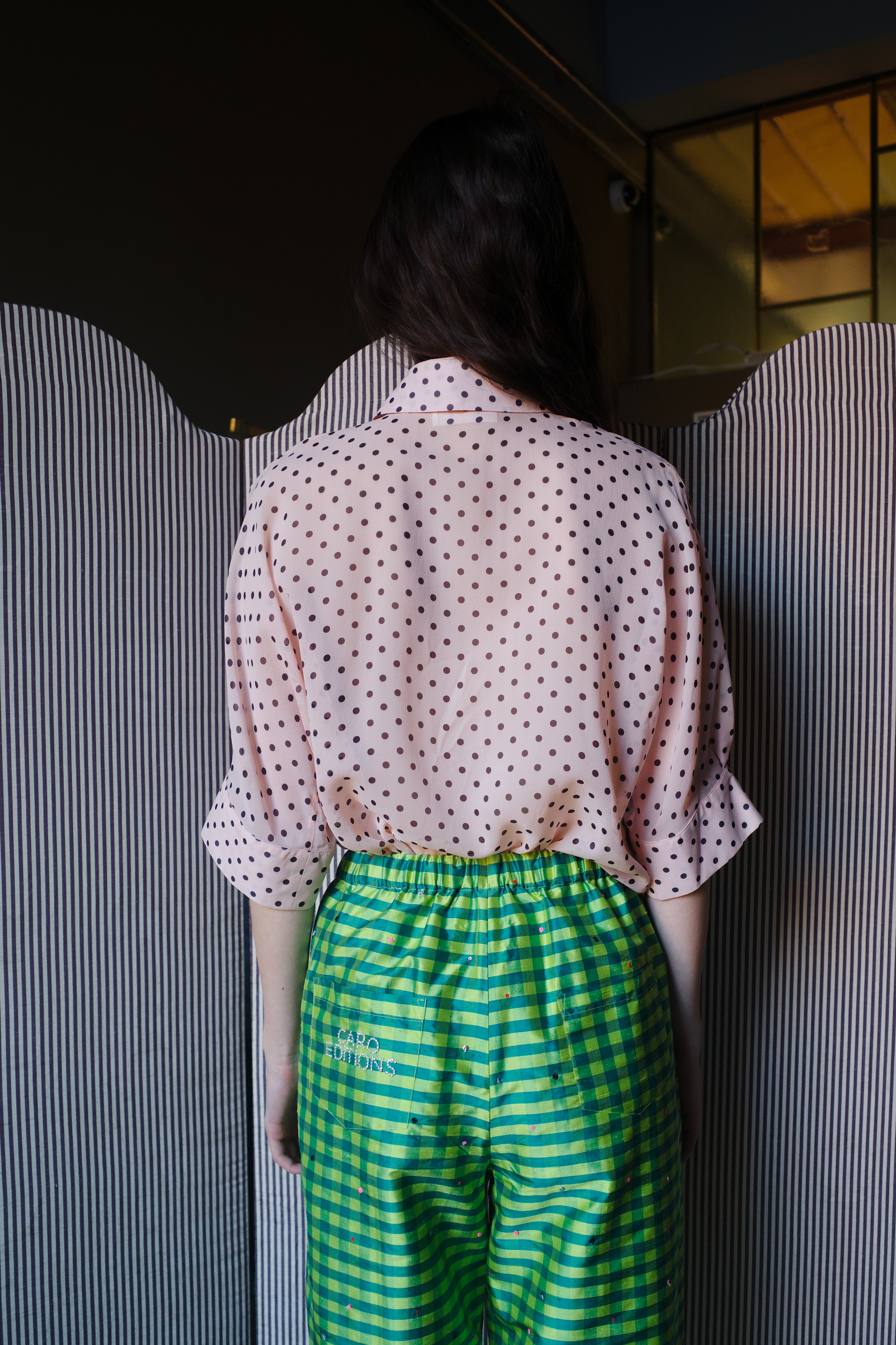 Lisbeth Blouse dotted silk