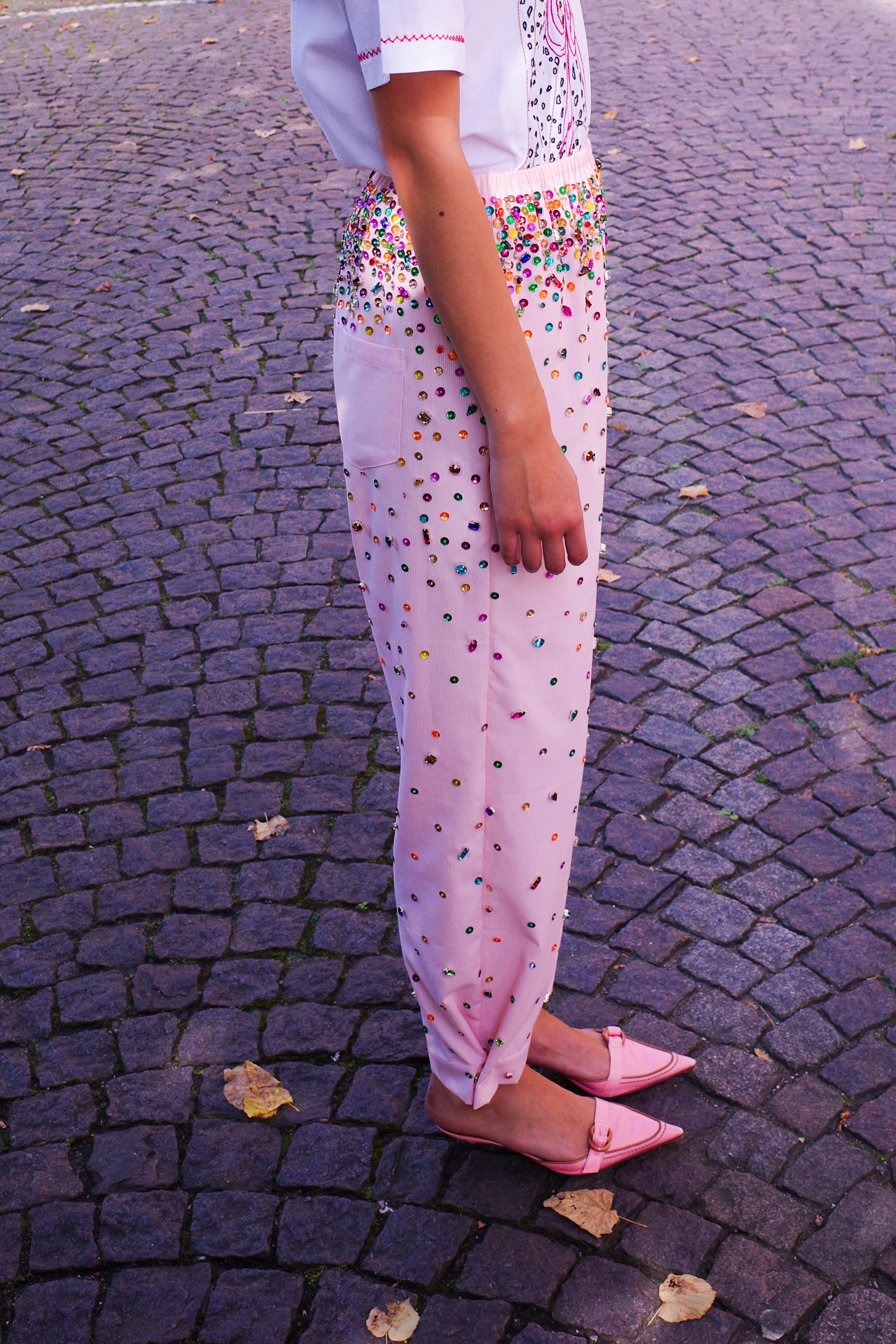 Coco Pants - Rainbow Diamonds