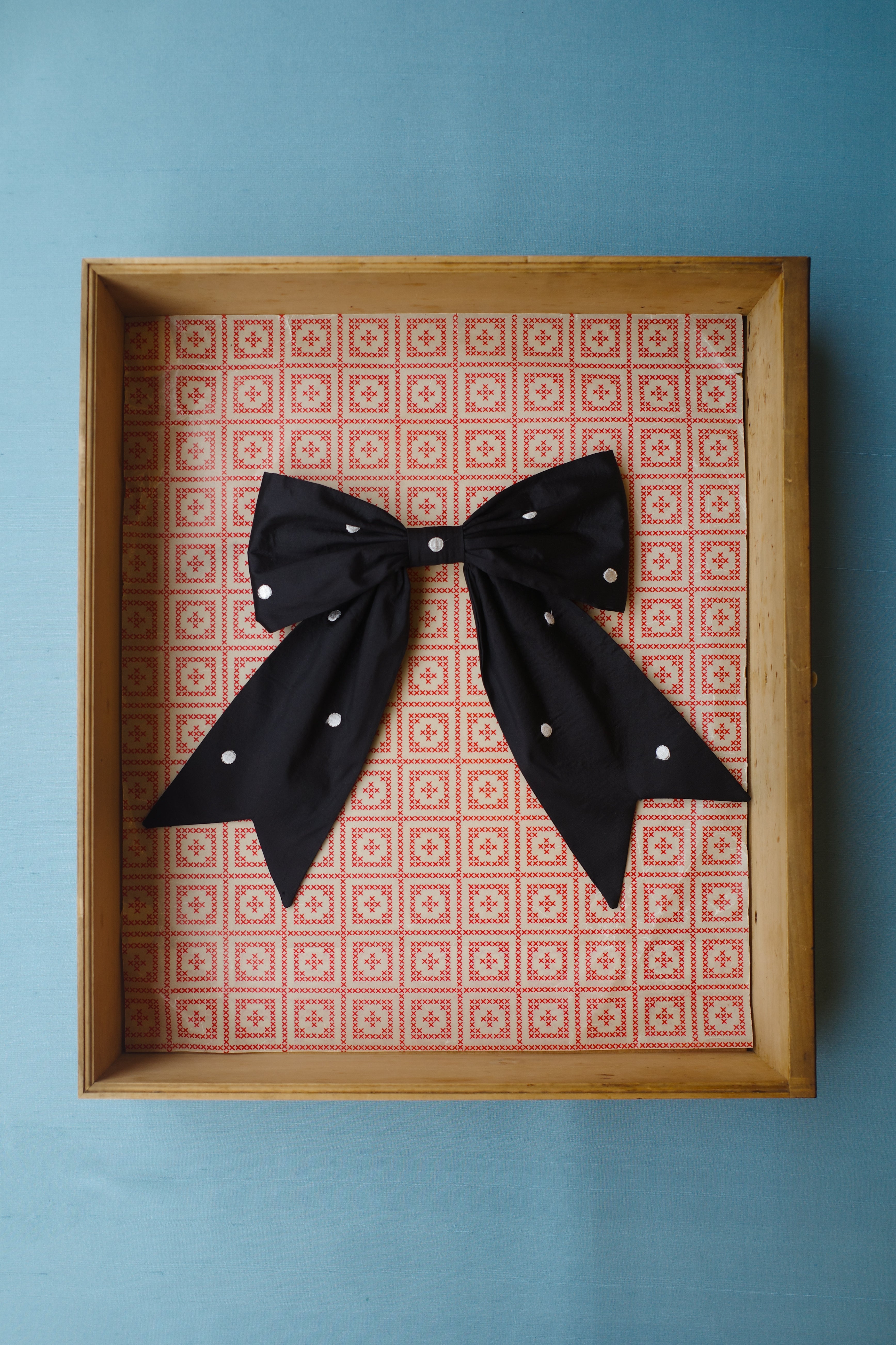 Caro Silk Bow Barrette