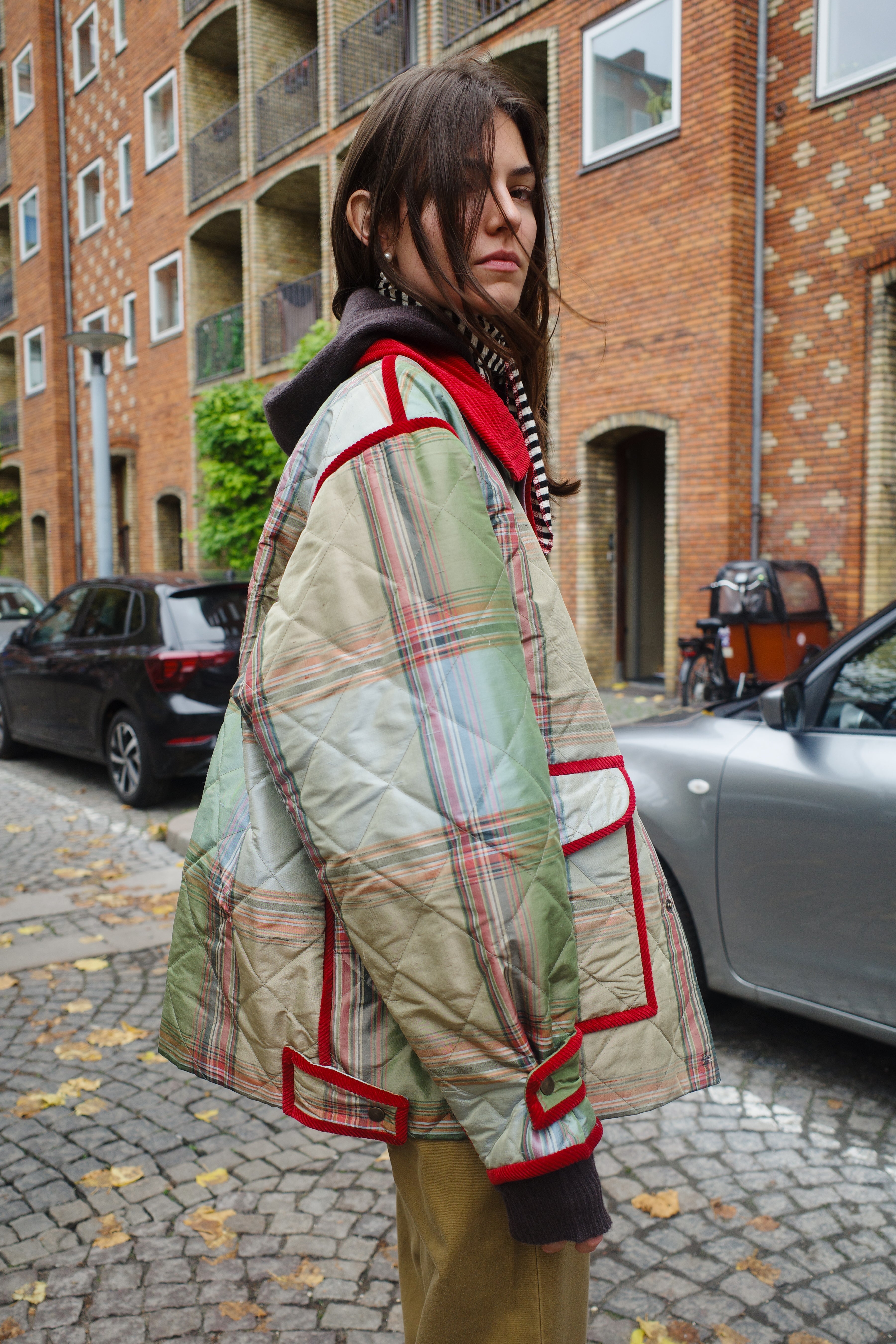 Harriet quilted silk jacket