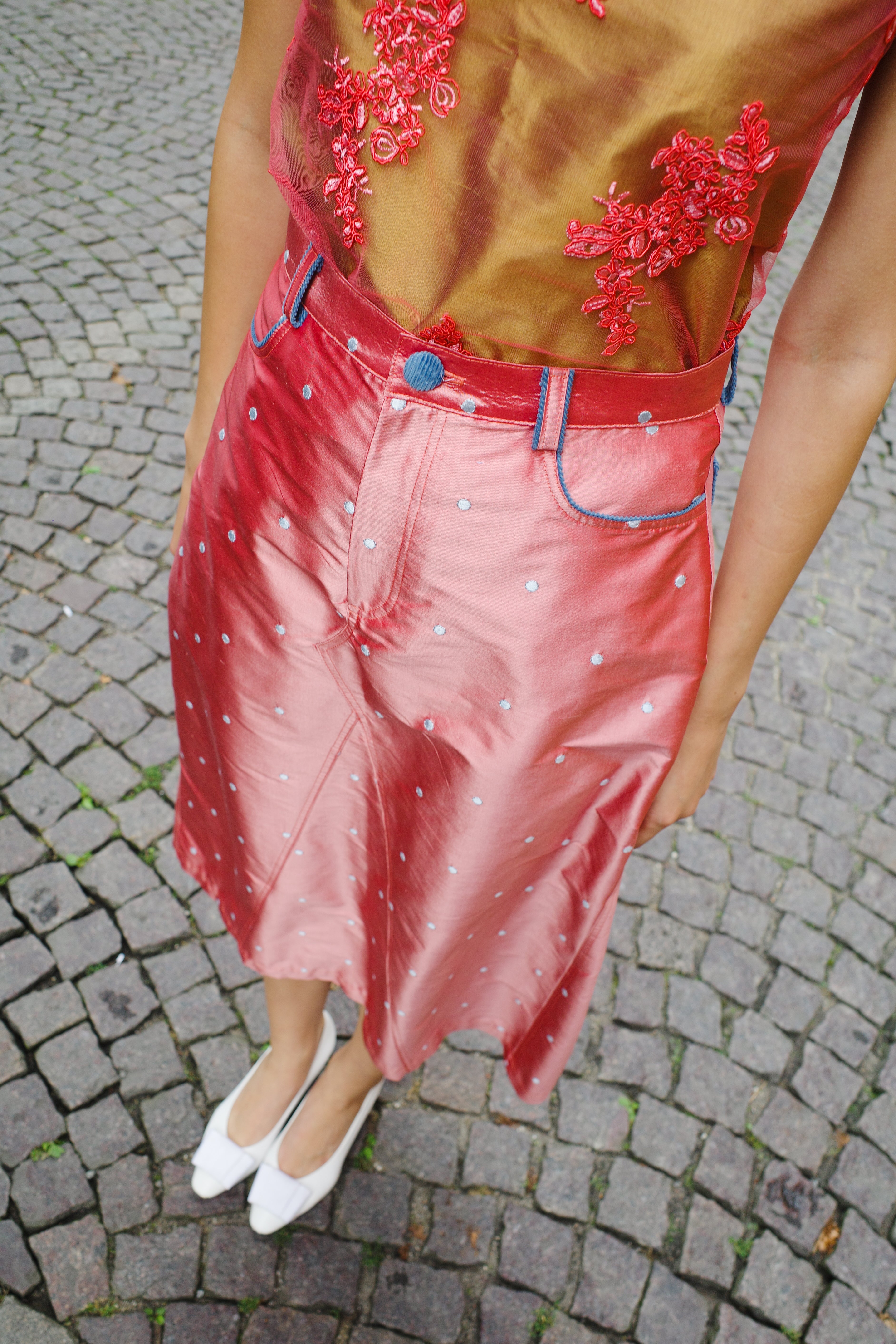 Nunu long skirt silk