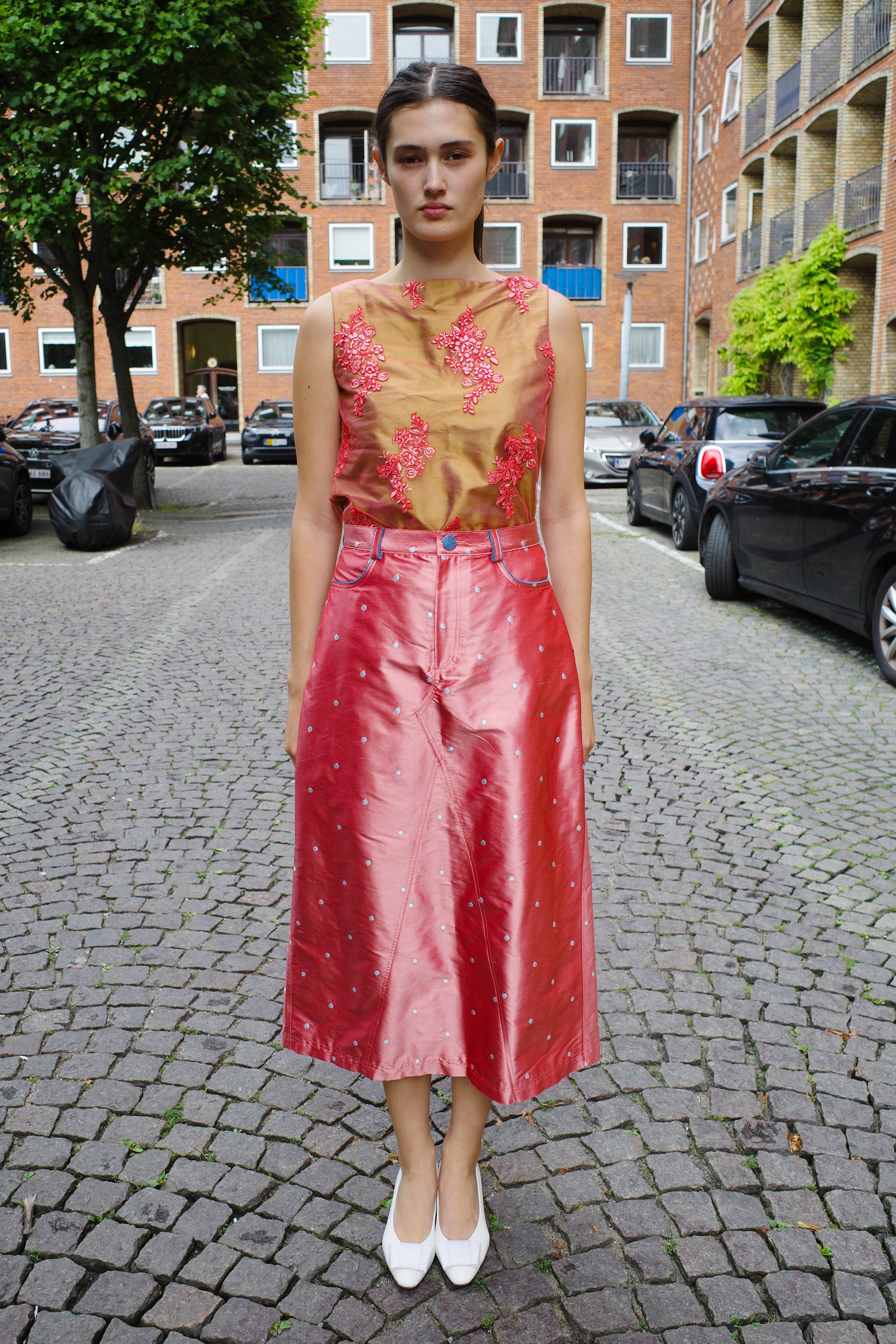 Nunu long skirt silk