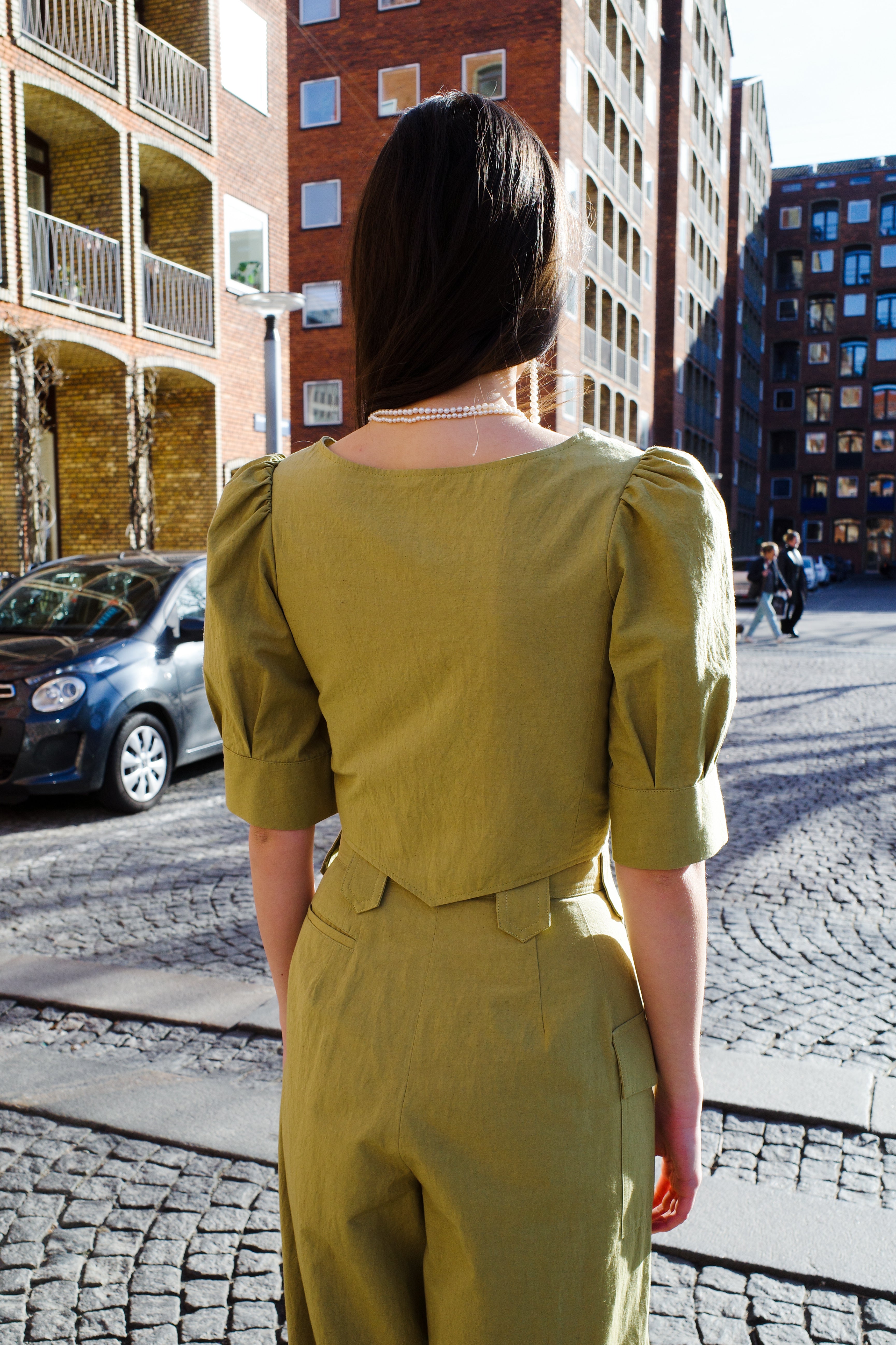 Laura Blouse - Bright Olive