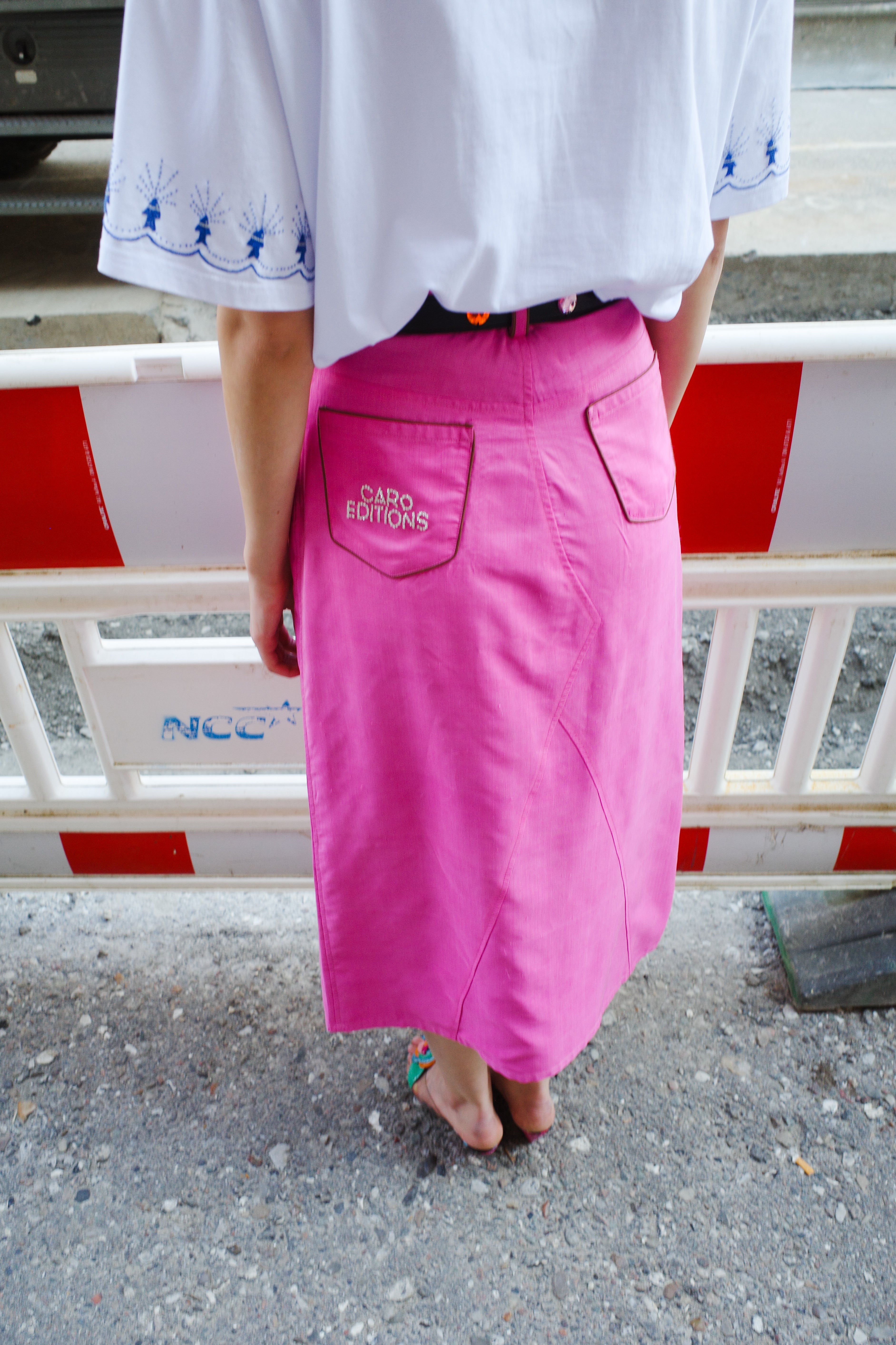 Nunu long skirt silk