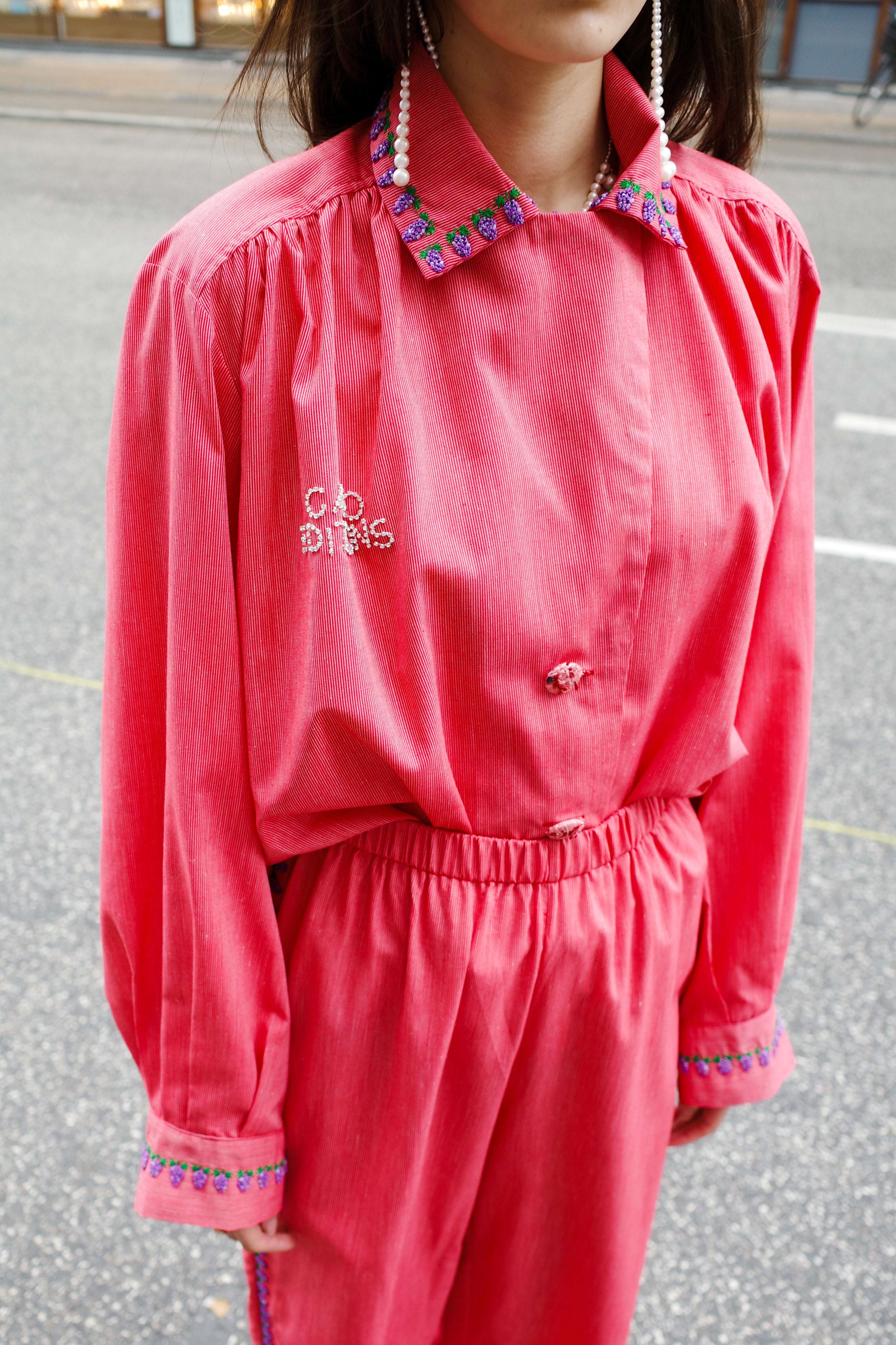 Bonsai Shirt - red stripe