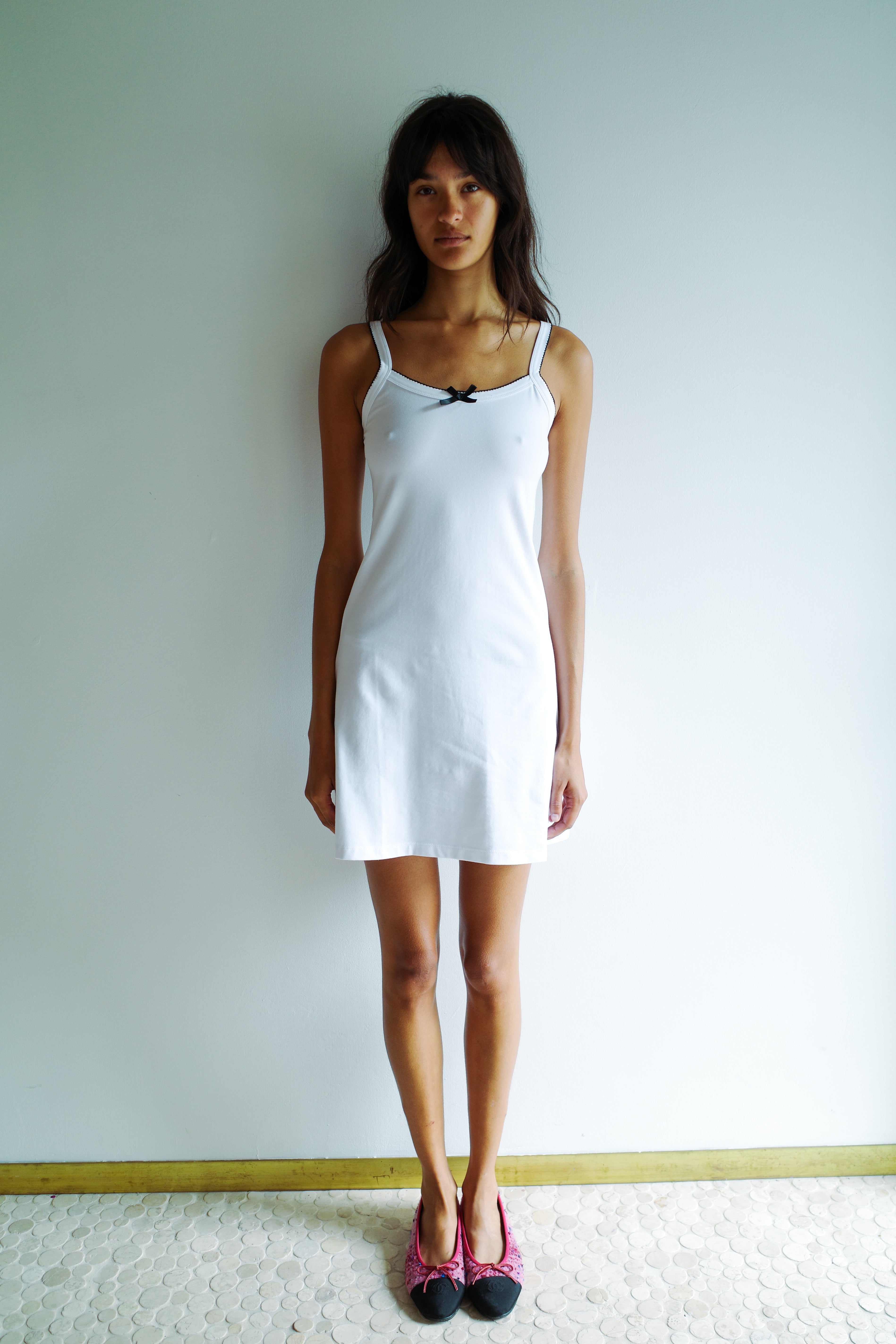 Caro Slip Dress - White