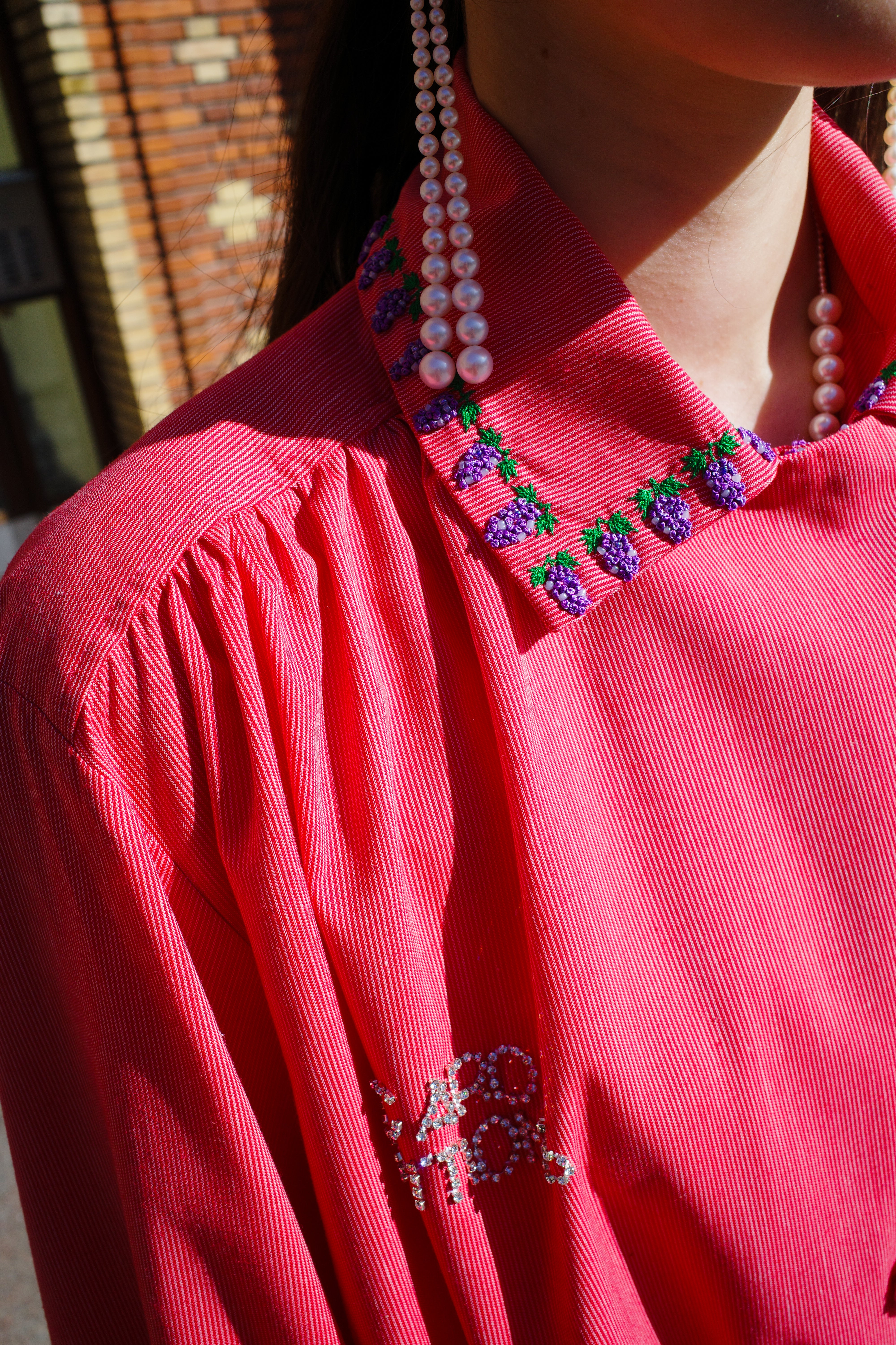 Bonsai Shirt - red stripe