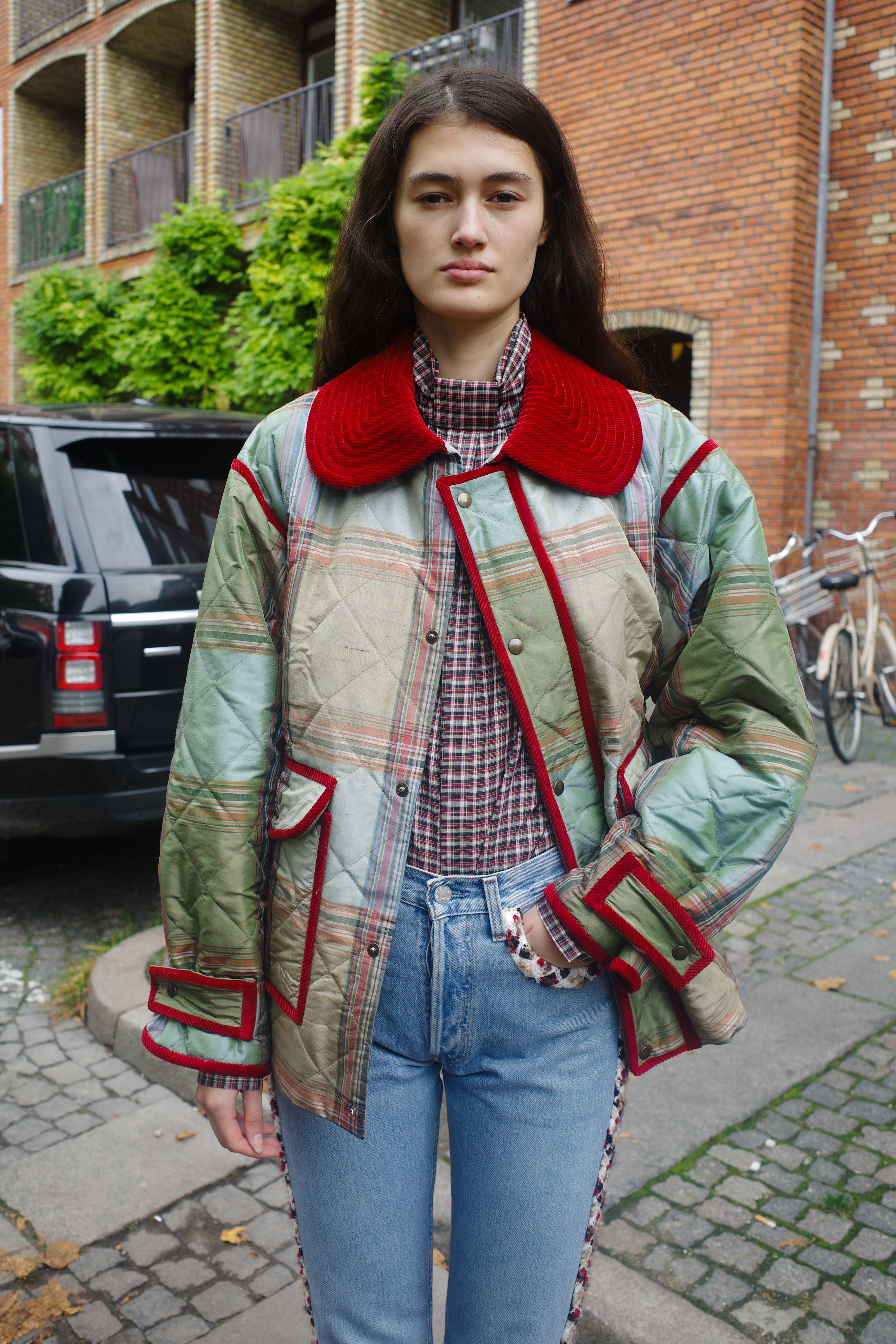 Harriet quilted silk jacket