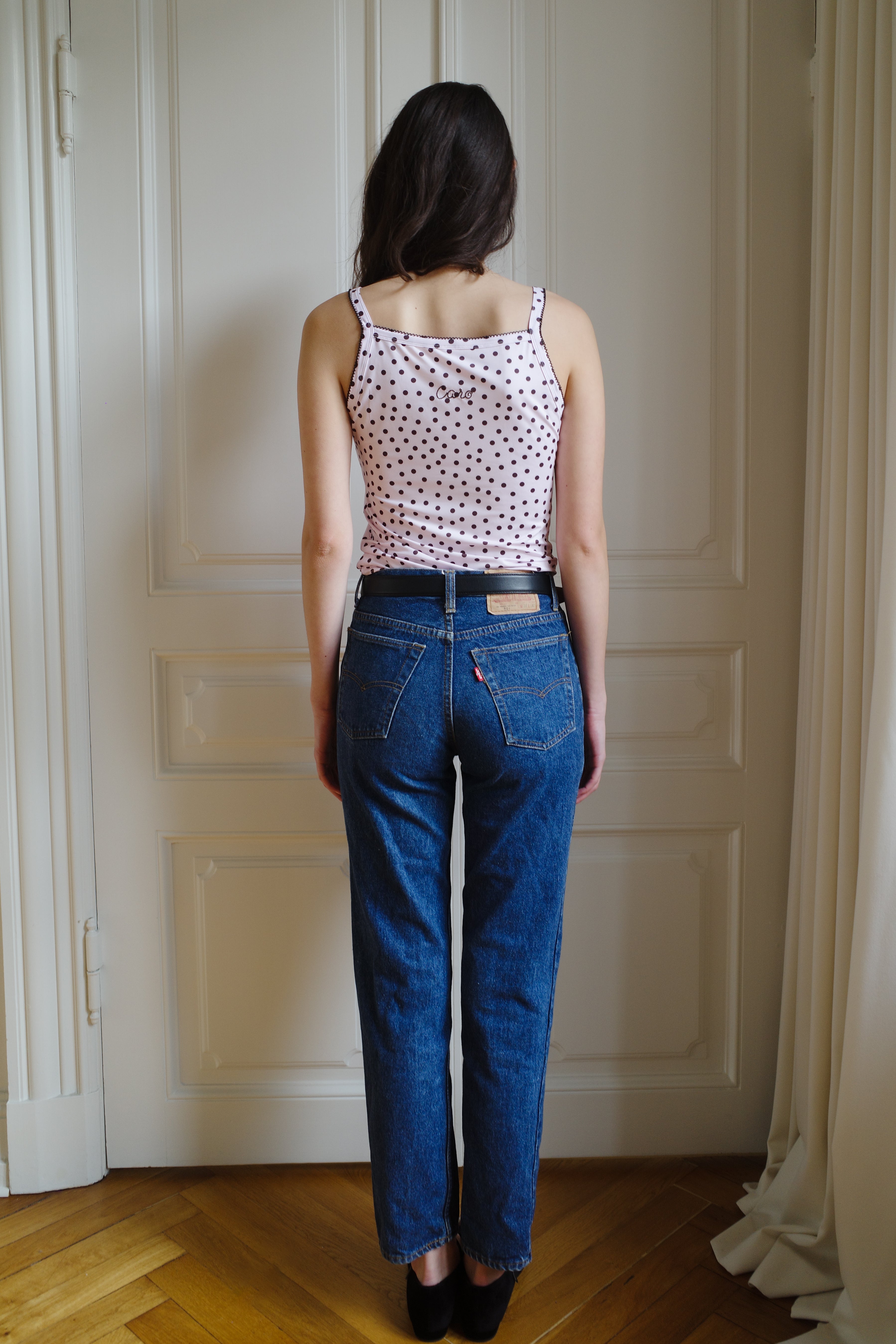 Tank Top Jersey Pink Dots