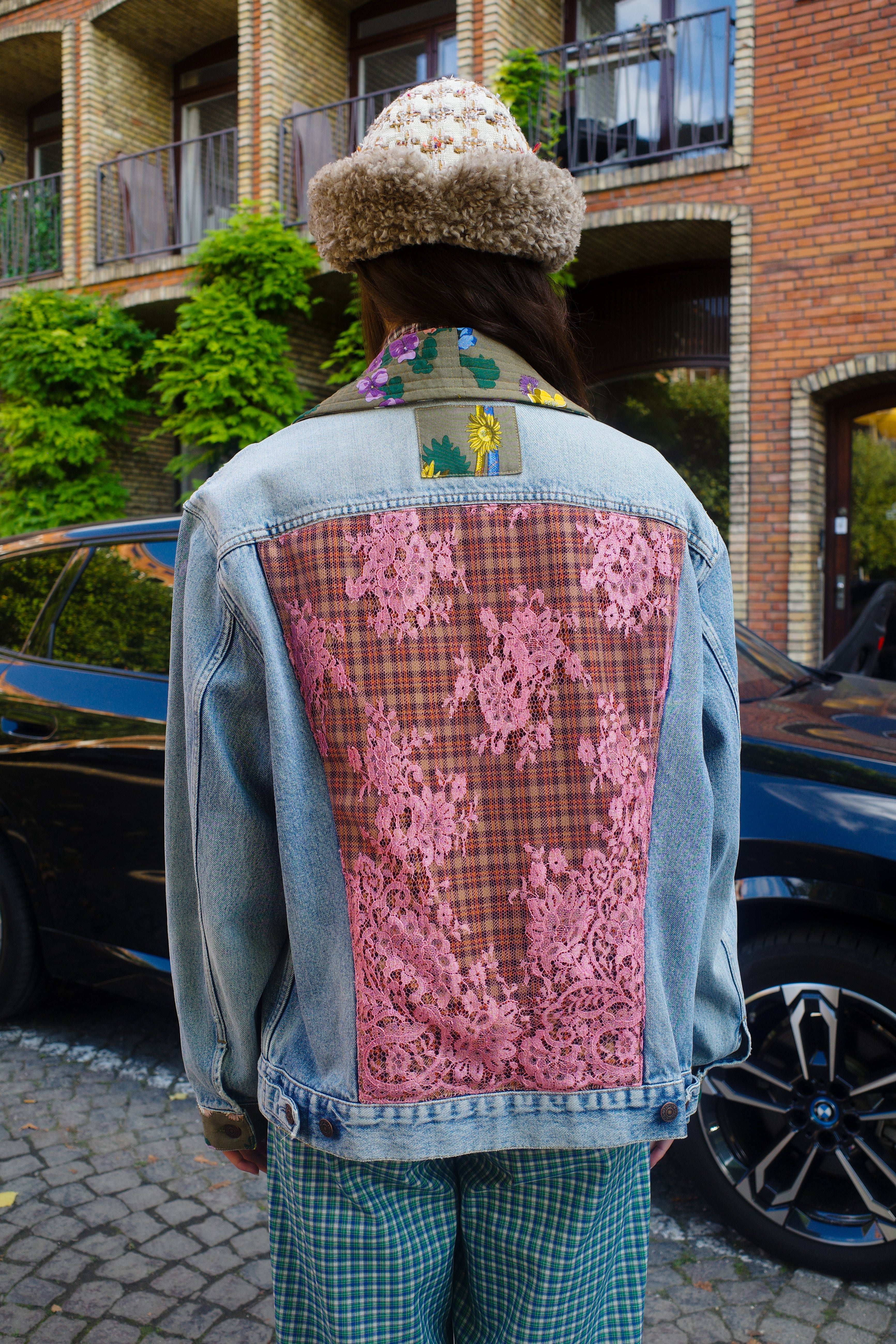Upcycled Denim Jacket - One of a kind