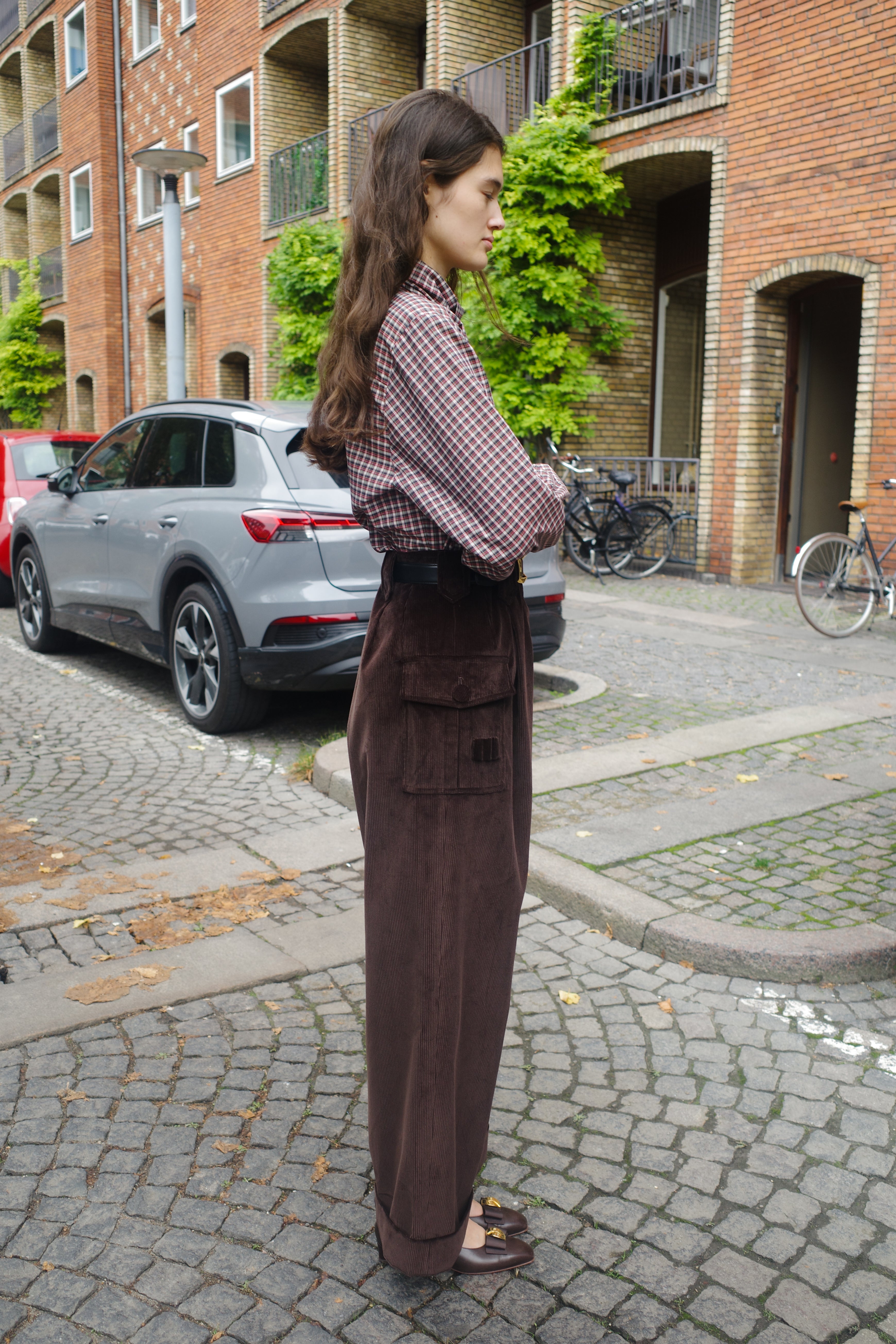 Beatrice Pants Corduroy Brown