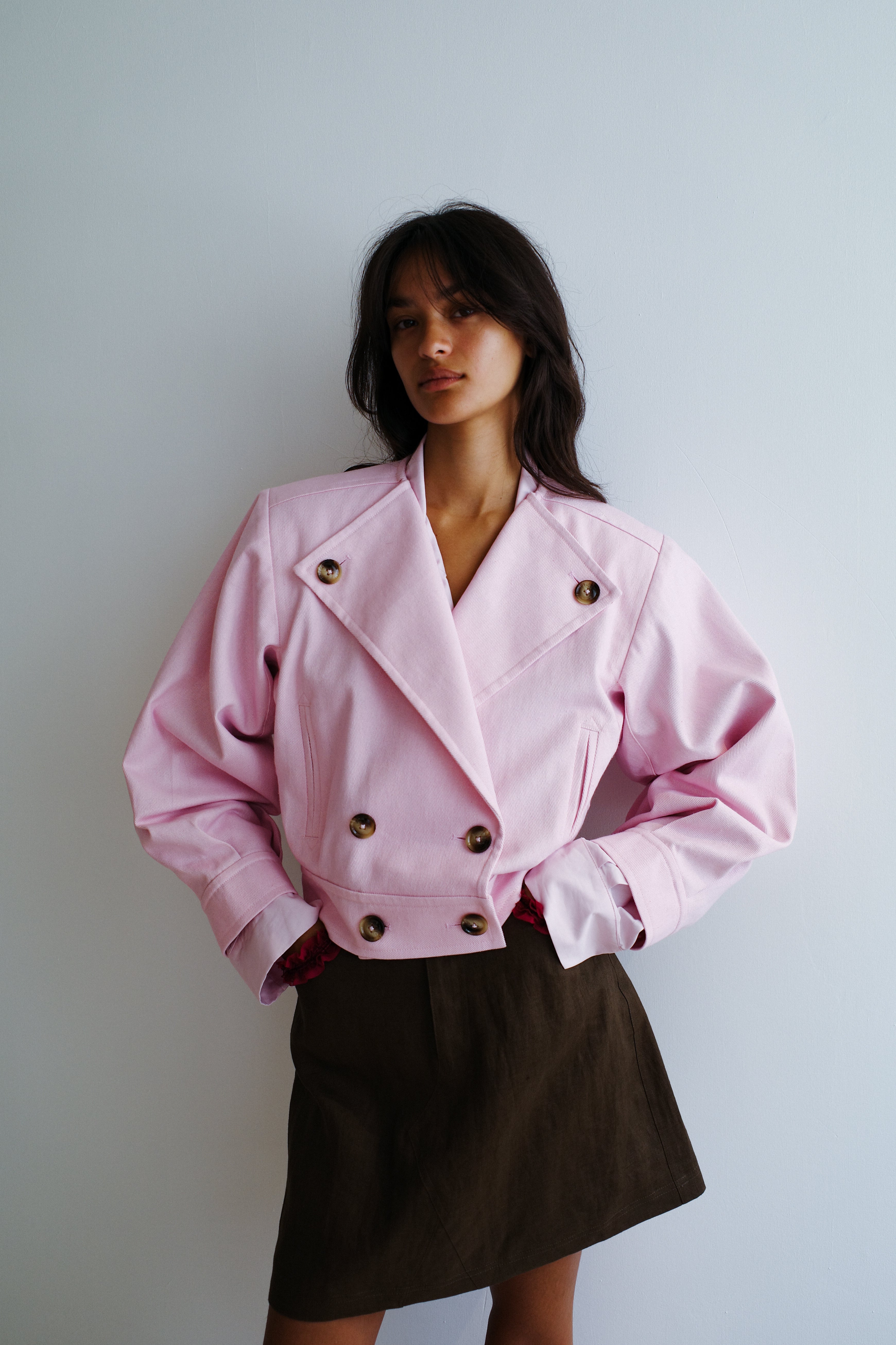 Yoko Bomber - Pale Pink