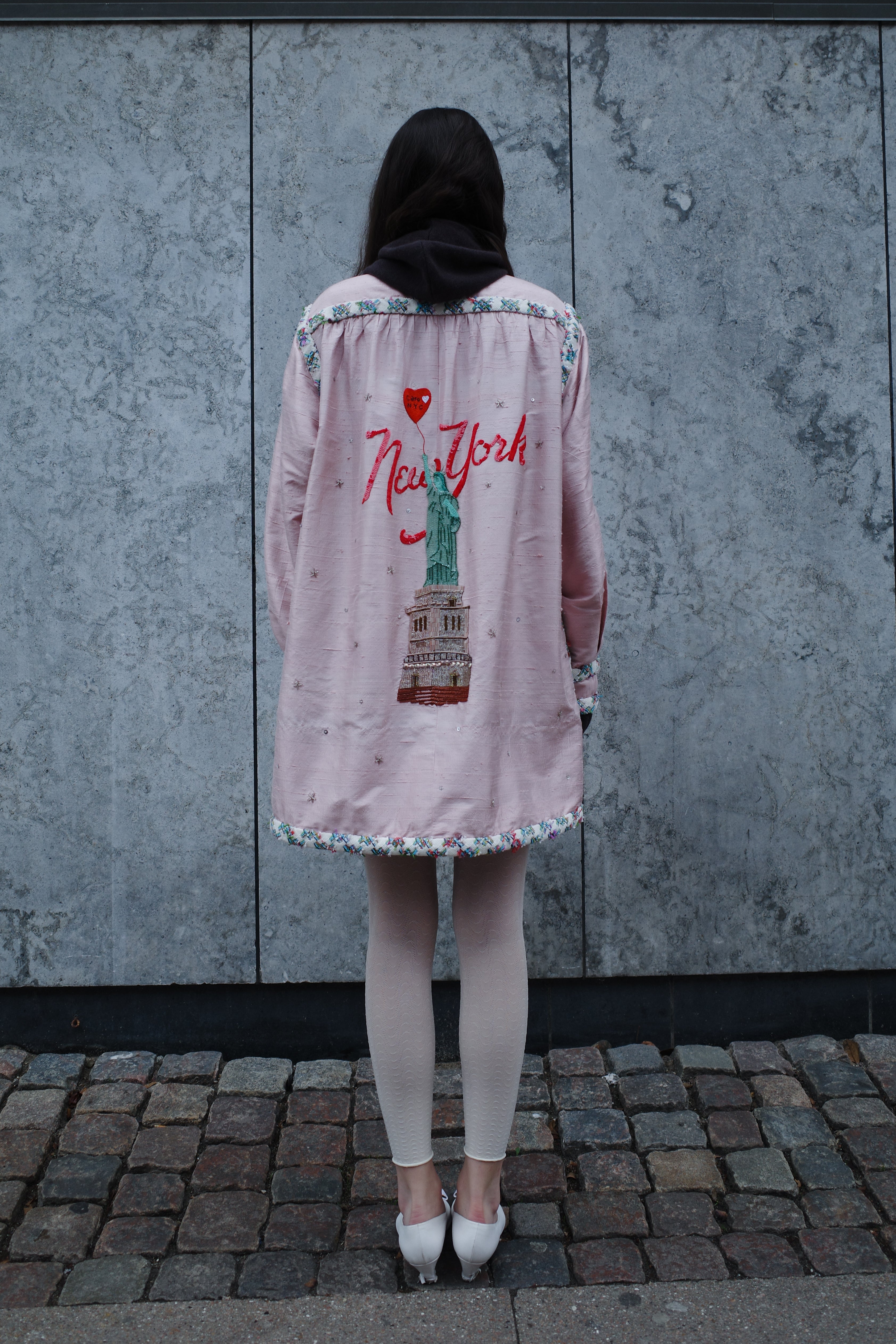 GAIA COAT SILK PINK / CHANEL