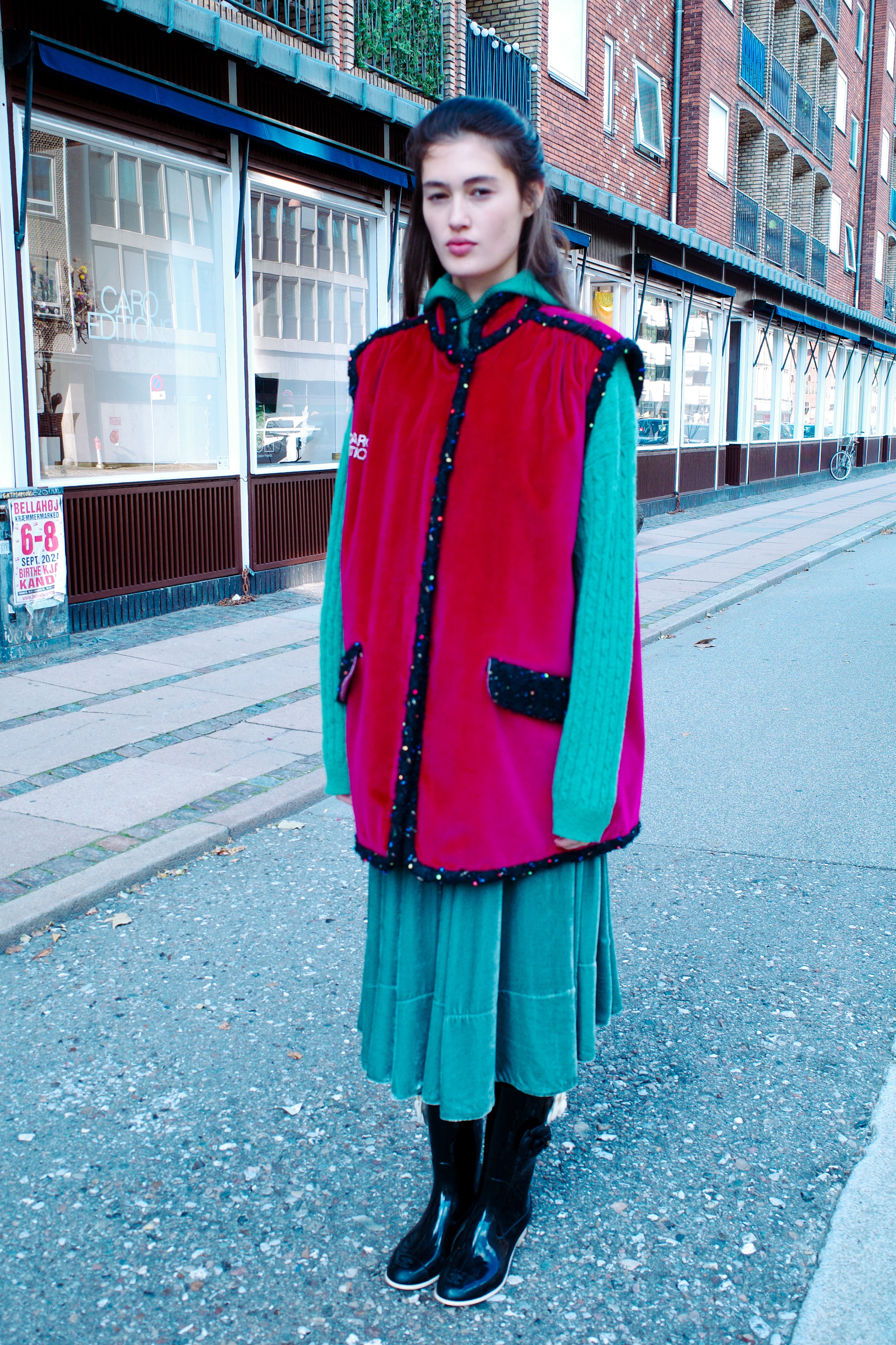 Gaia Vest - Tiger Embroidery