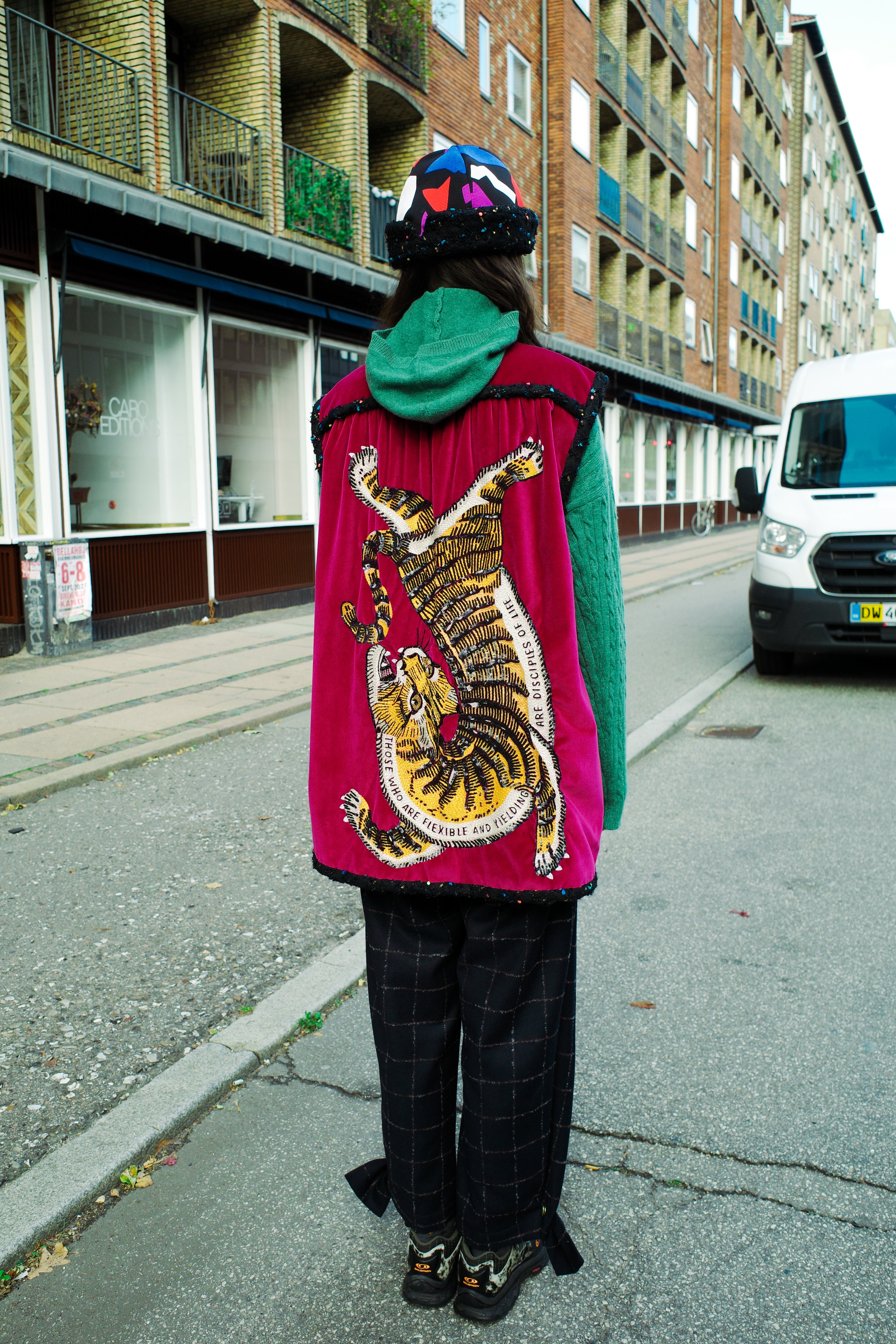 Gaia Vest - Tiger Embroidery