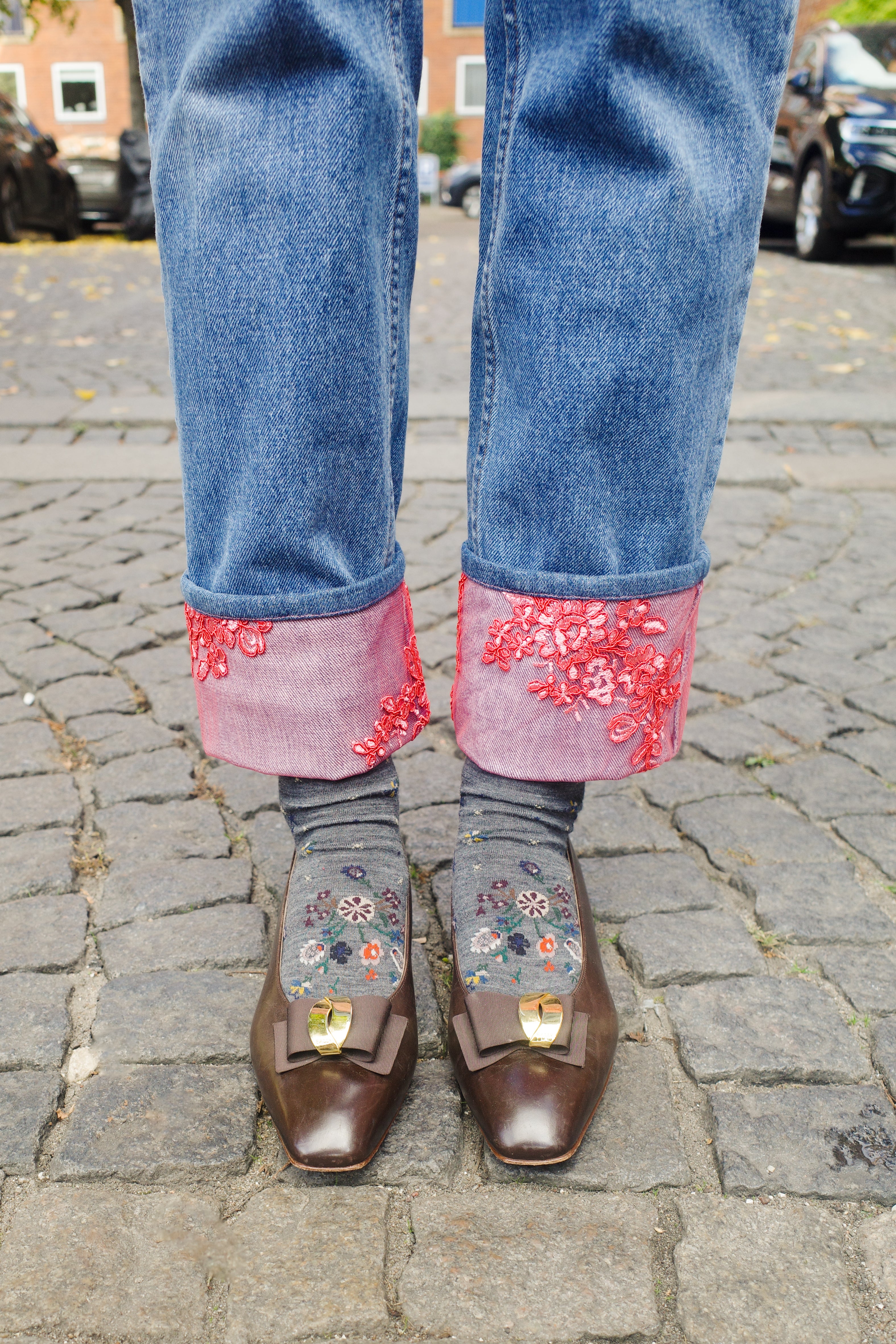 UPCYKLED denim jeans - one of a kind