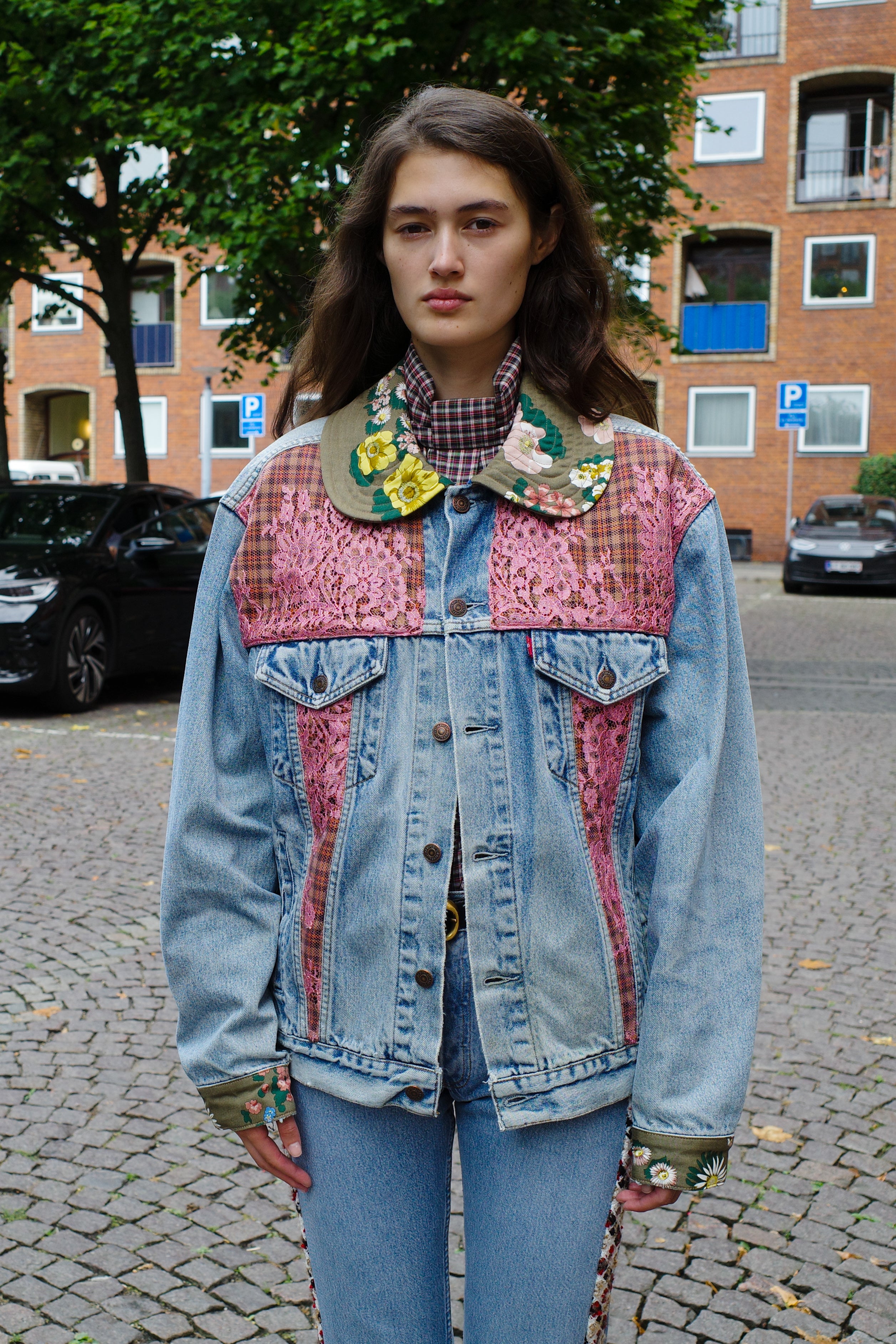 Upcycled Denim Jacket - One of a kind