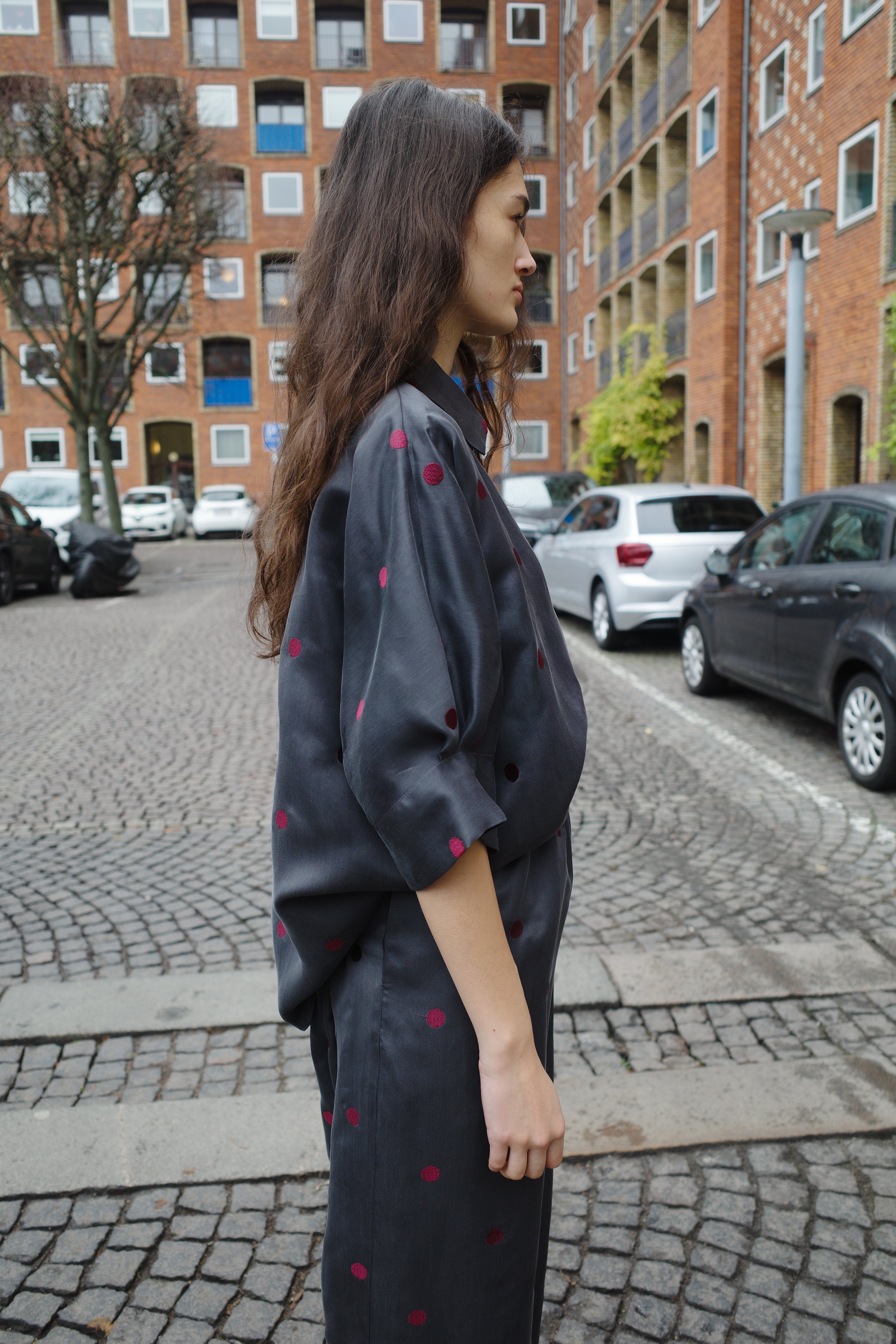 Lisbeth Blouse - dot silk