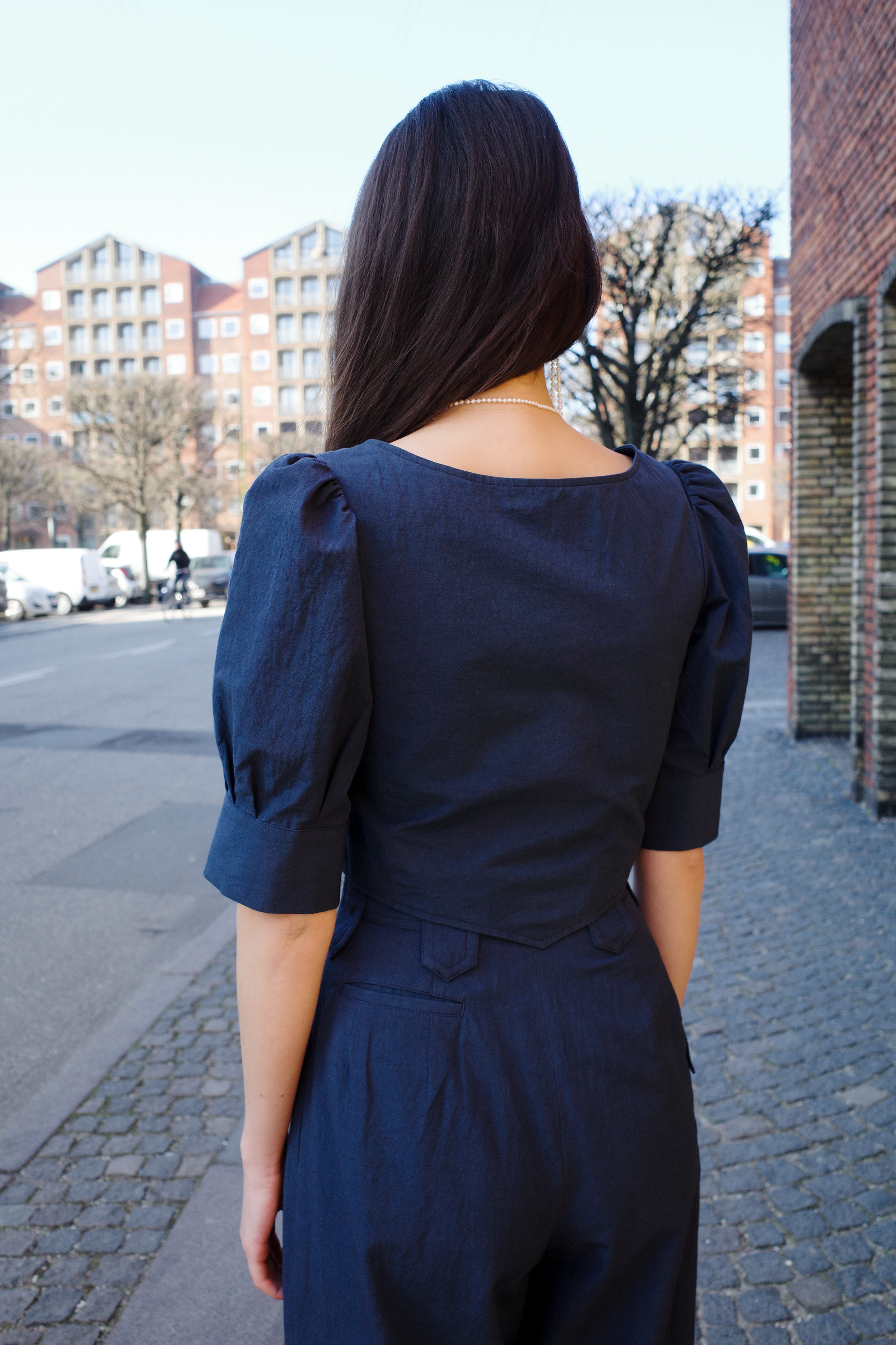 Laura Blouse - Navy