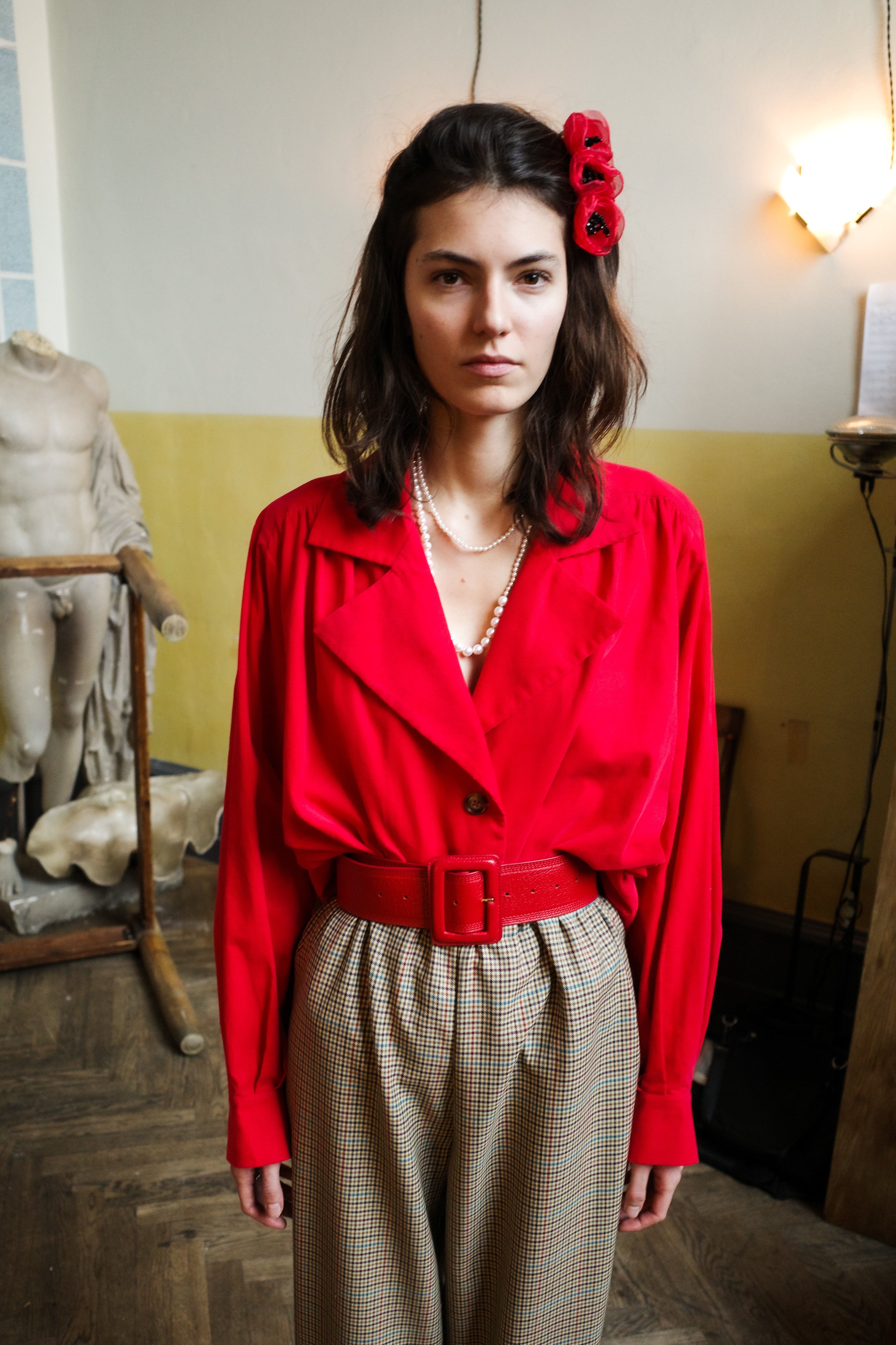 Bonsai Shirt - Bright Red