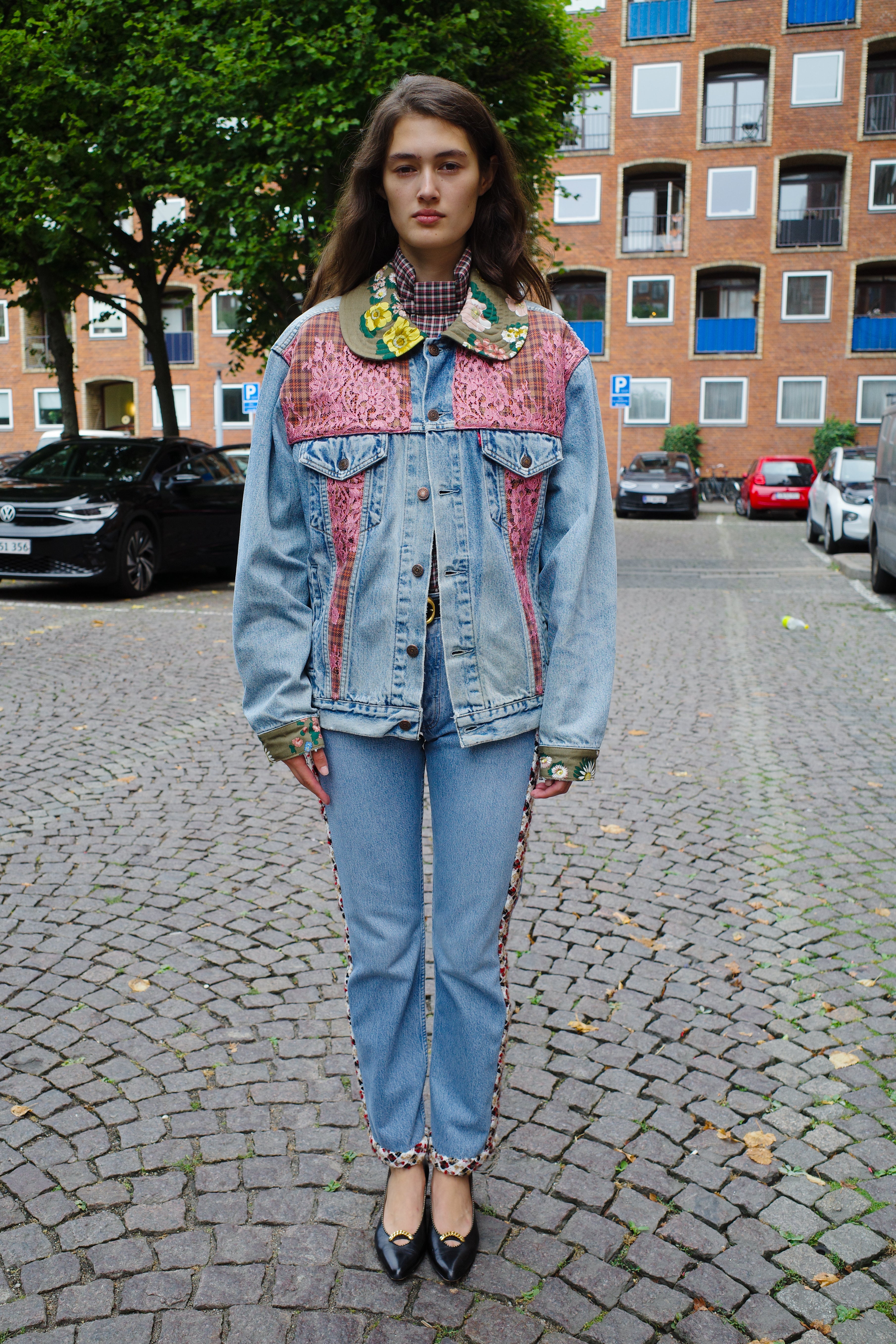 Upcycled Denim Jacket - One of a kind