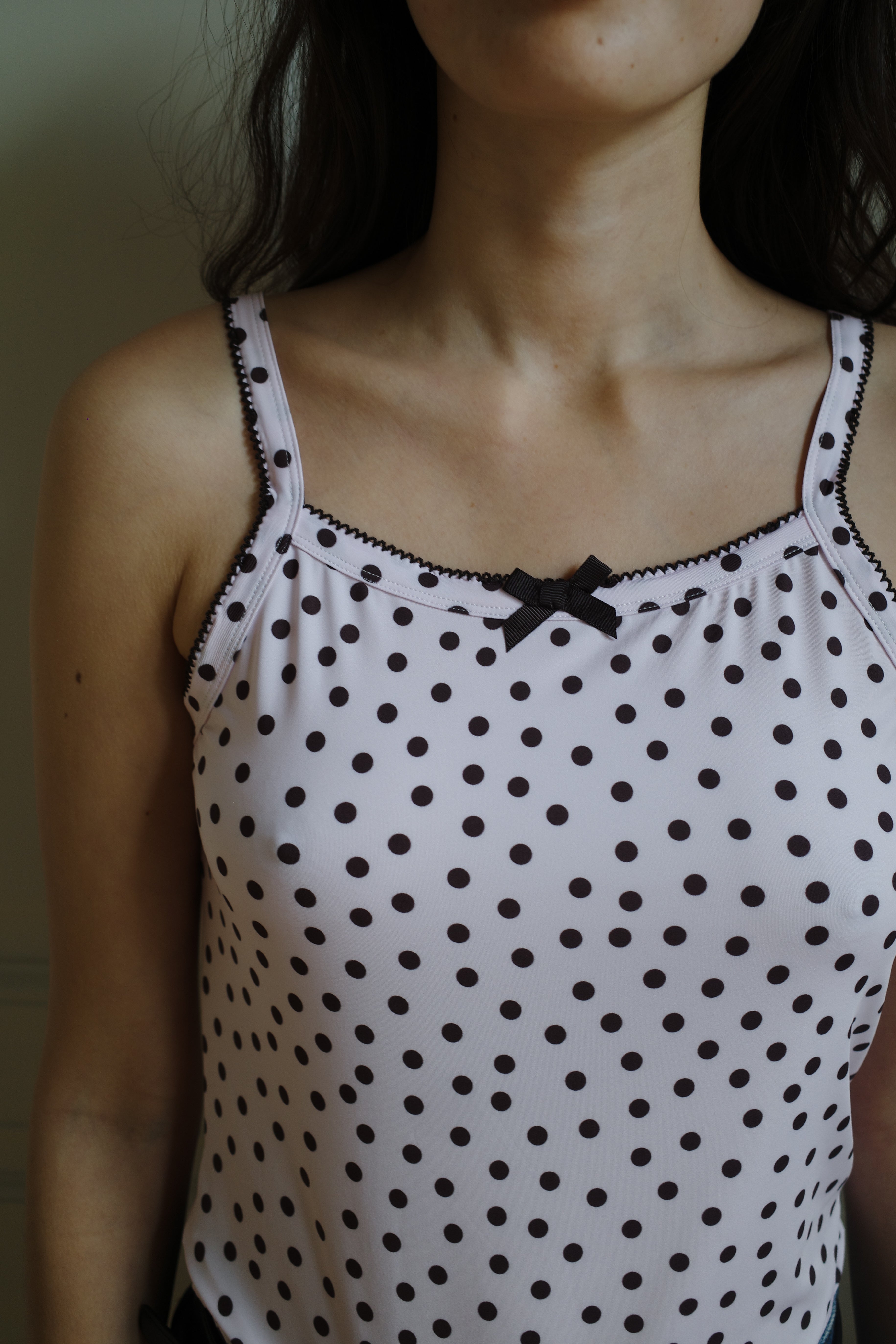 Tank Top Jersey Pink Dots