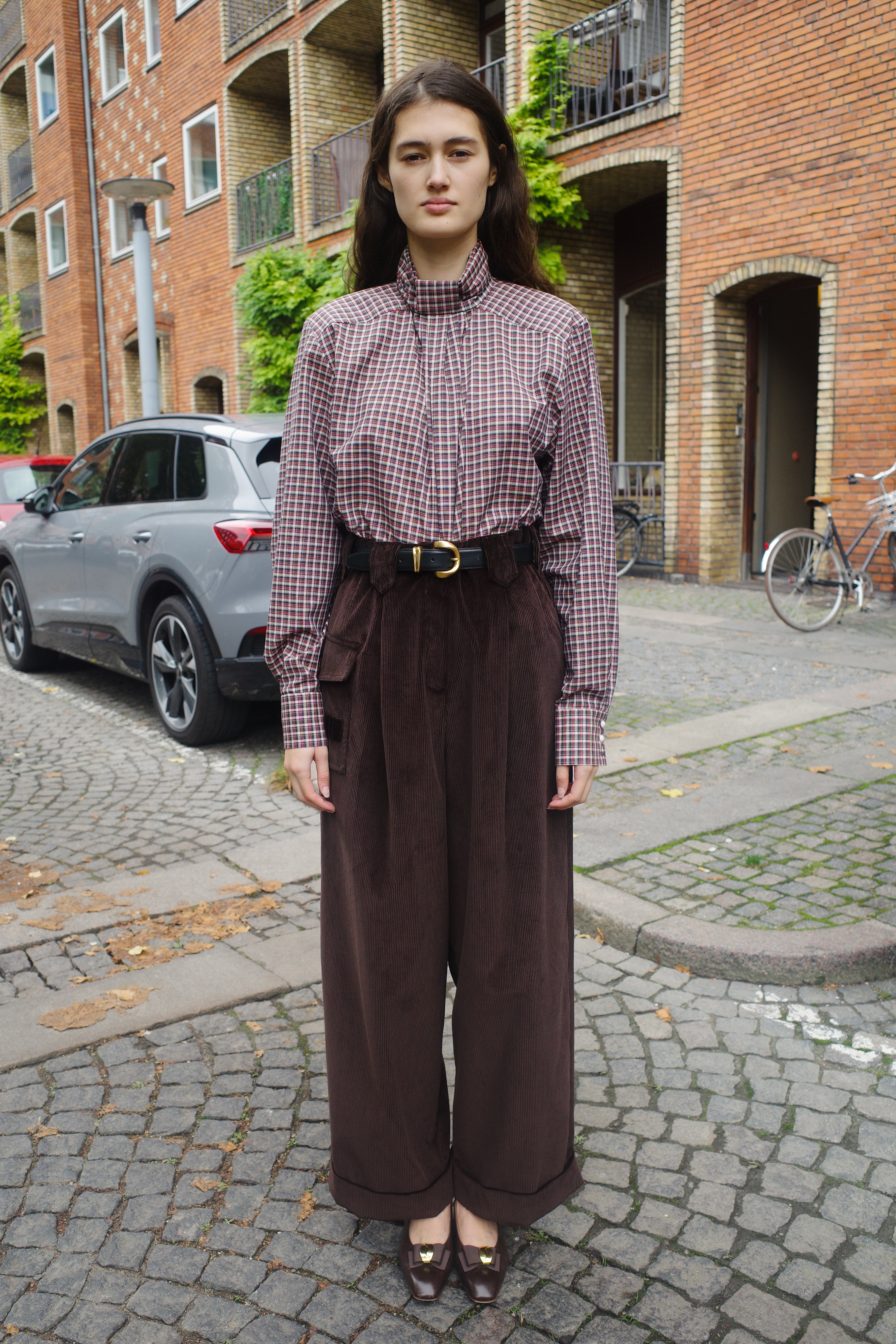 Beatrice Pants Corduroy Brown
