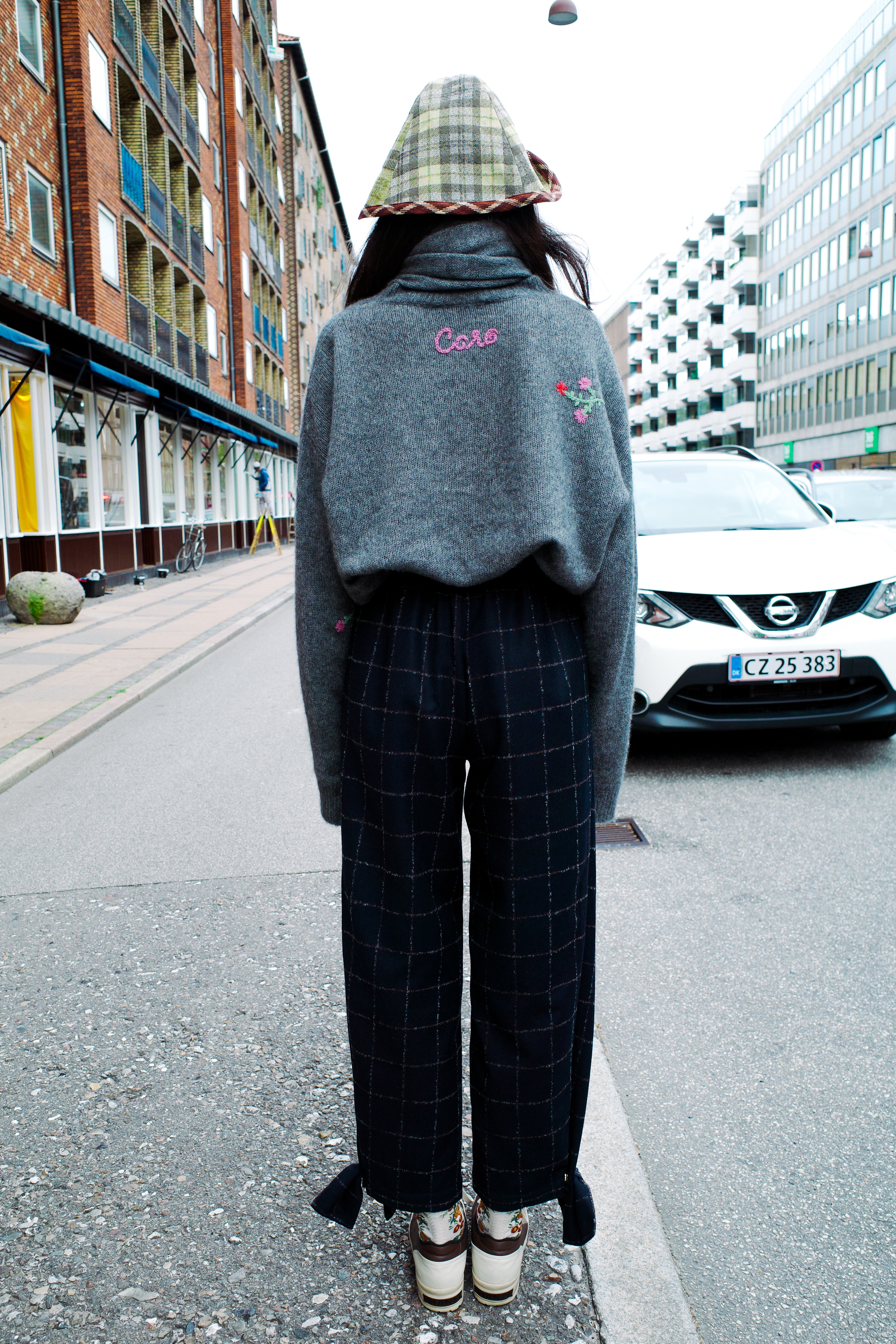 Coco Pants - Checkered with Bow