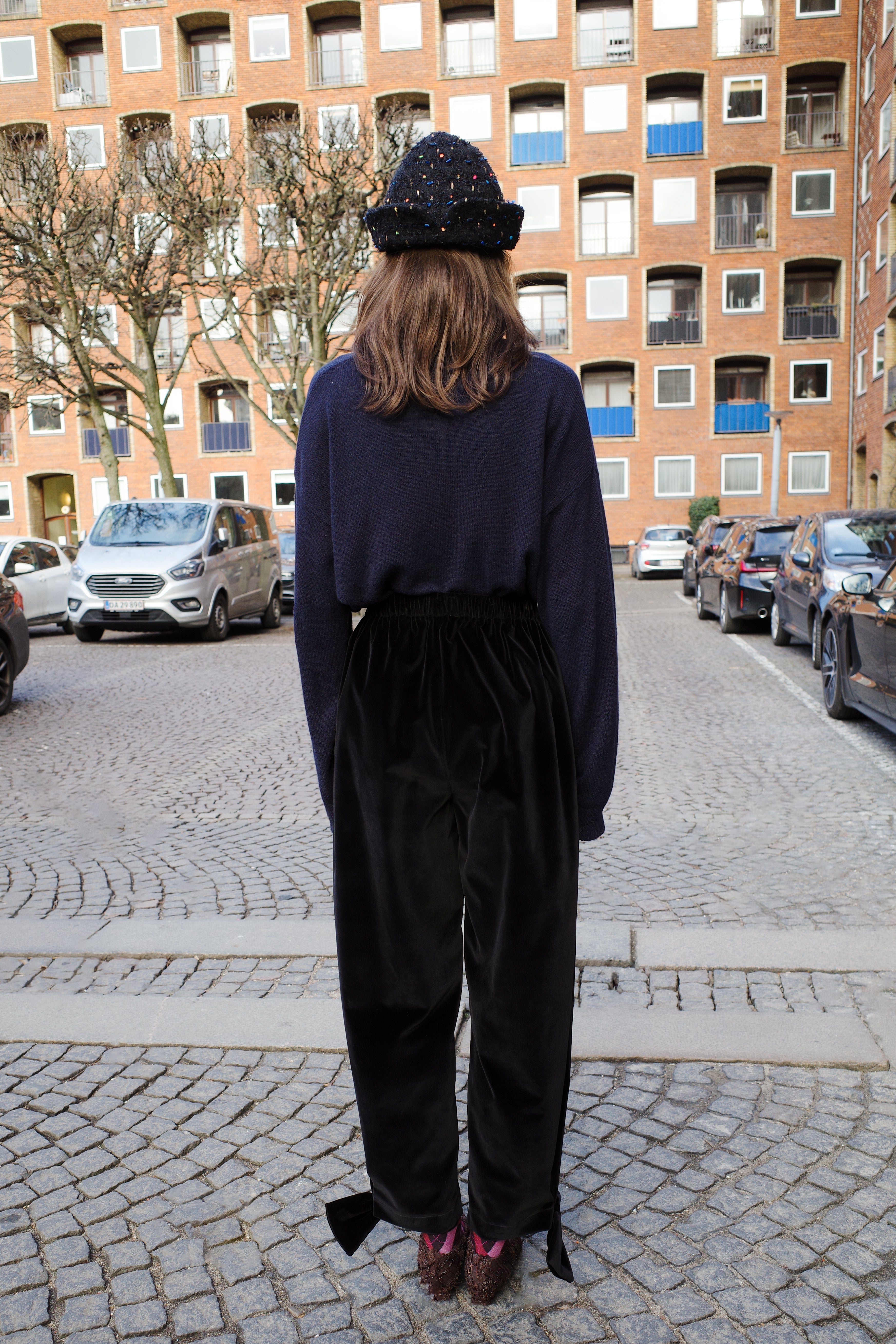 Coco Pants - Black velvet