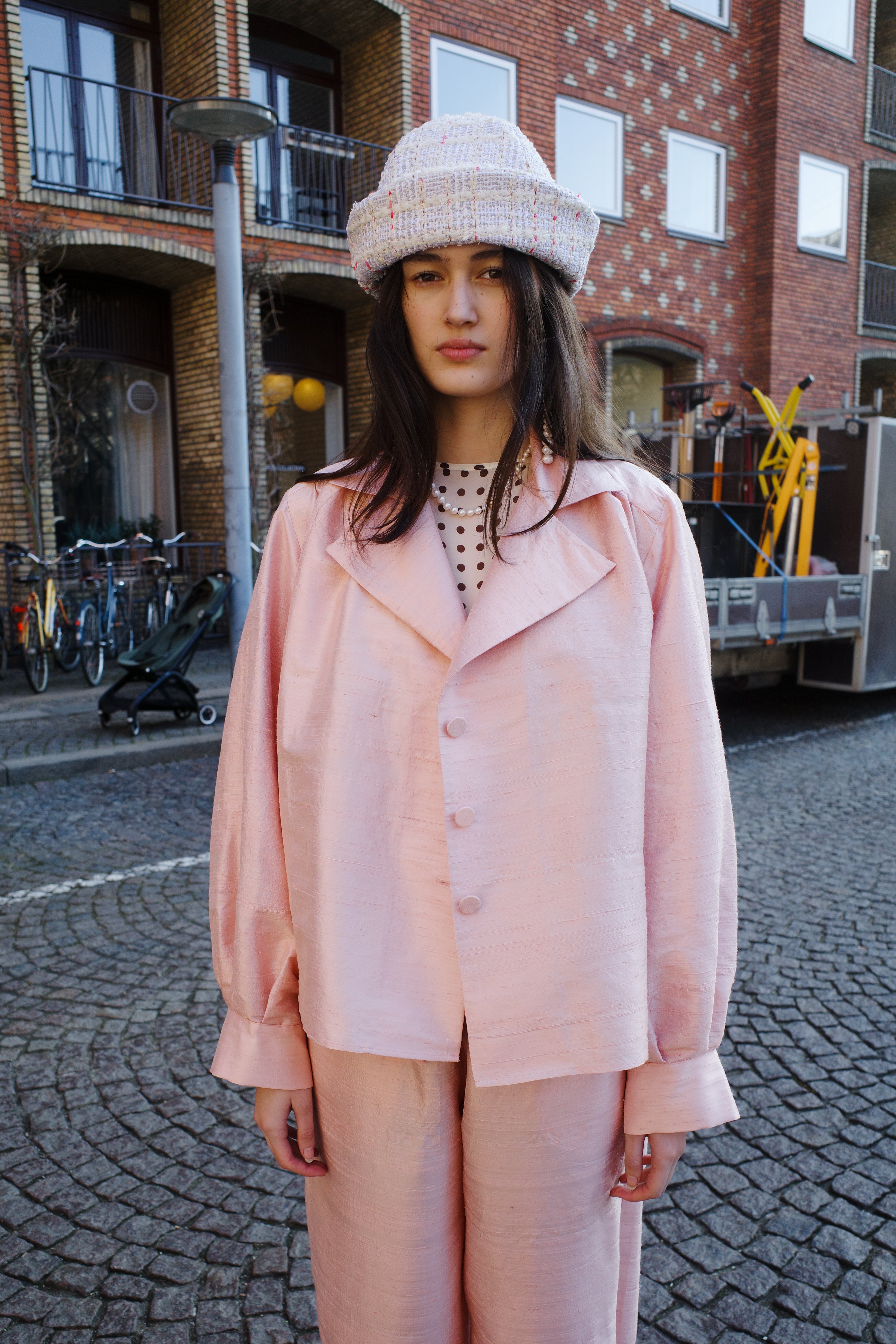 Bonsai Shirt - Rose silk