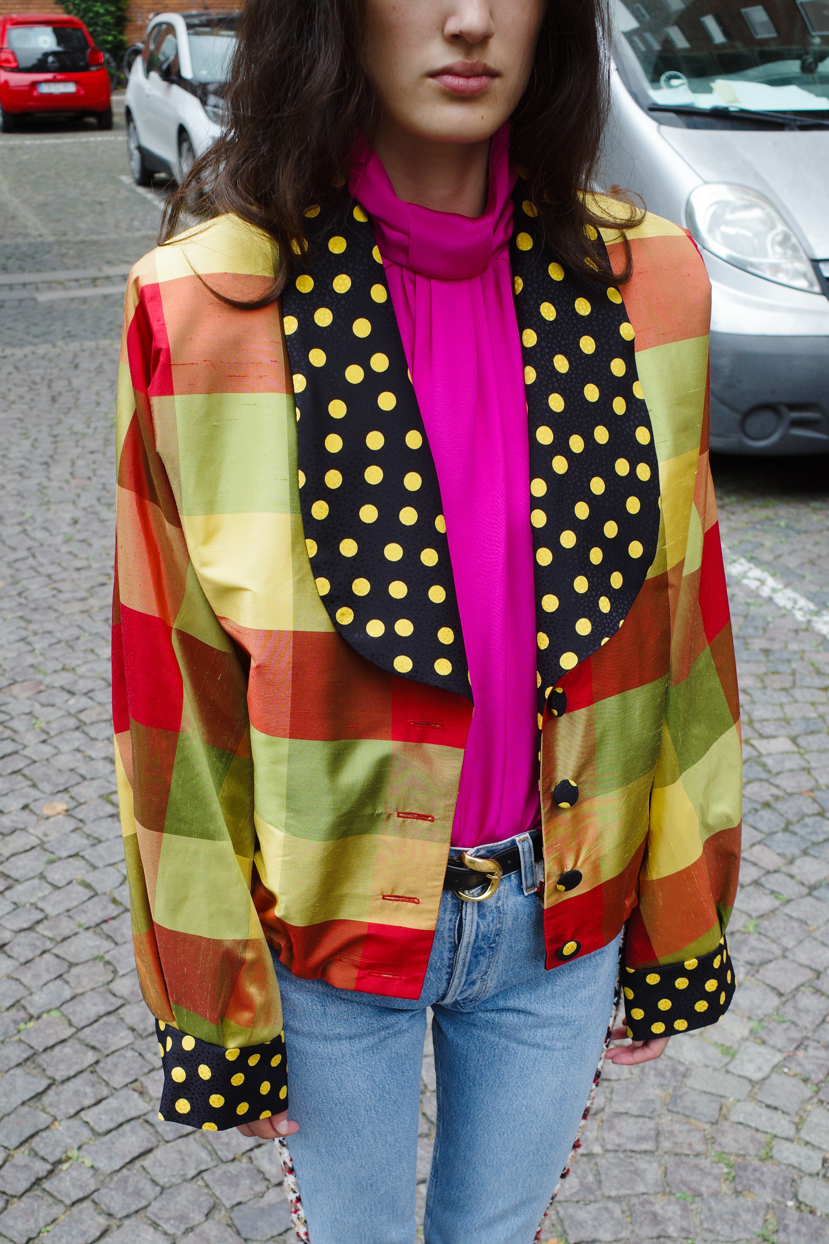 Sabine Silk bomber