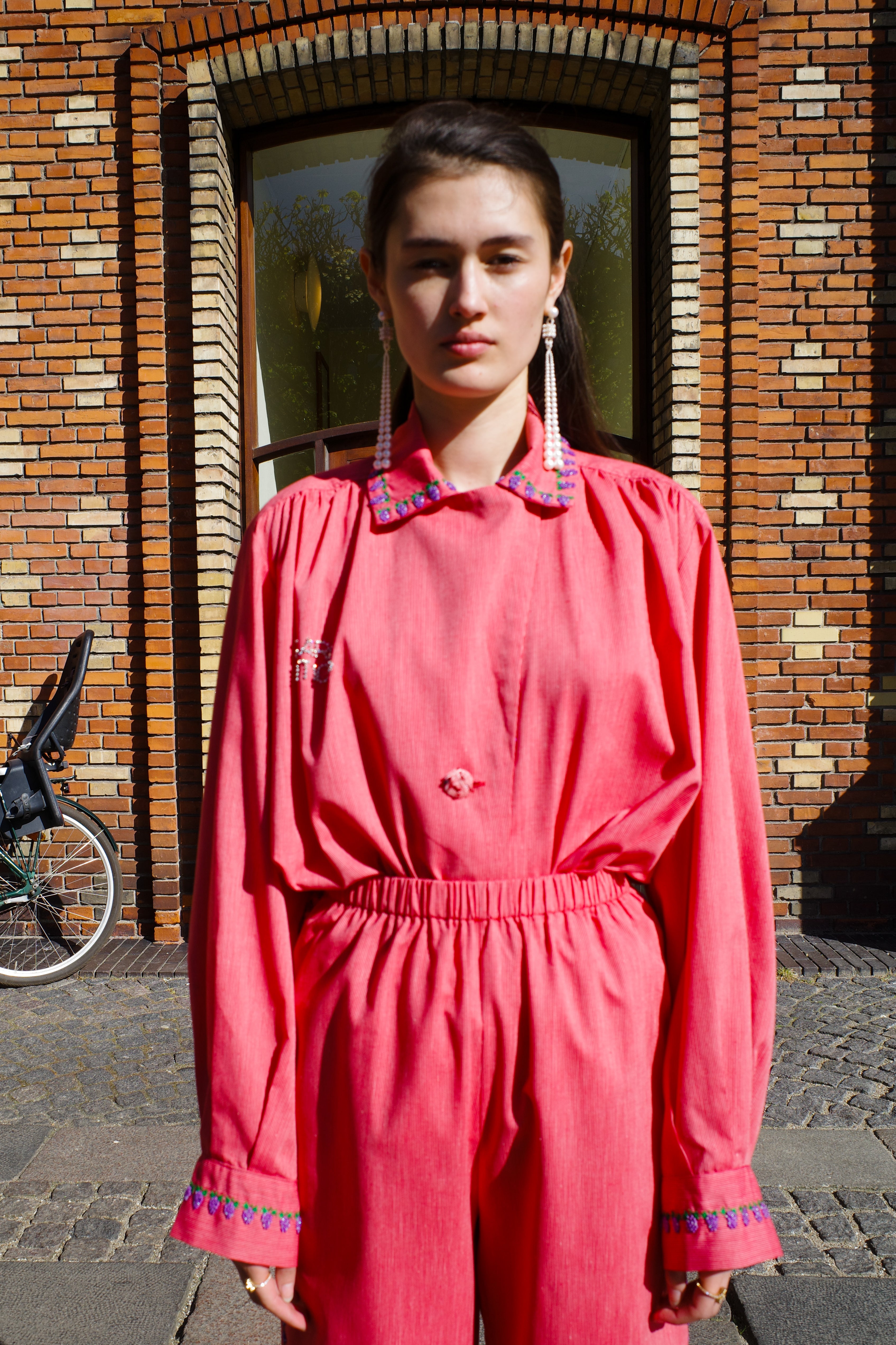 Bonsai Shirt - red stripe