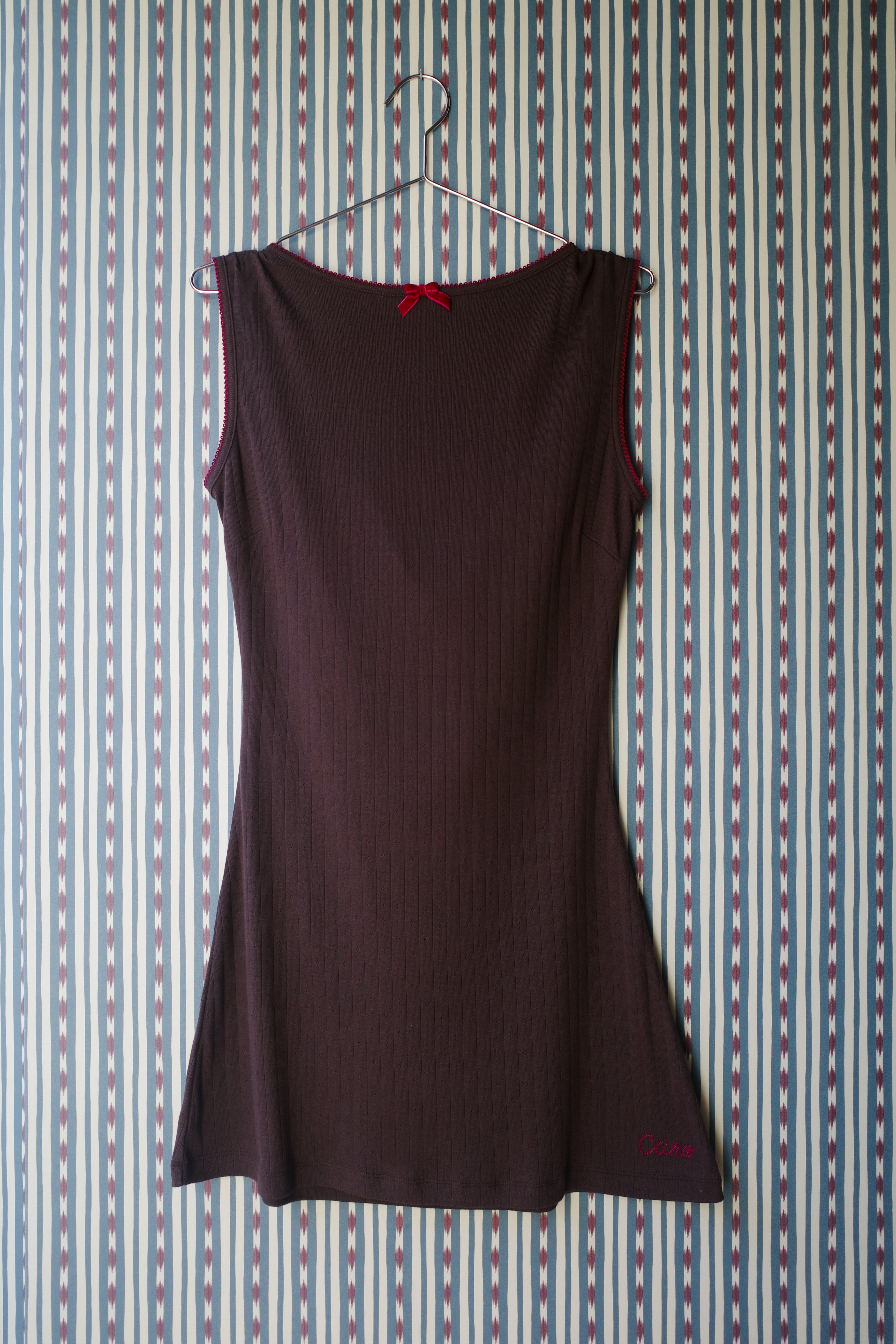 Alexa Jersey Dress - Dark Brown