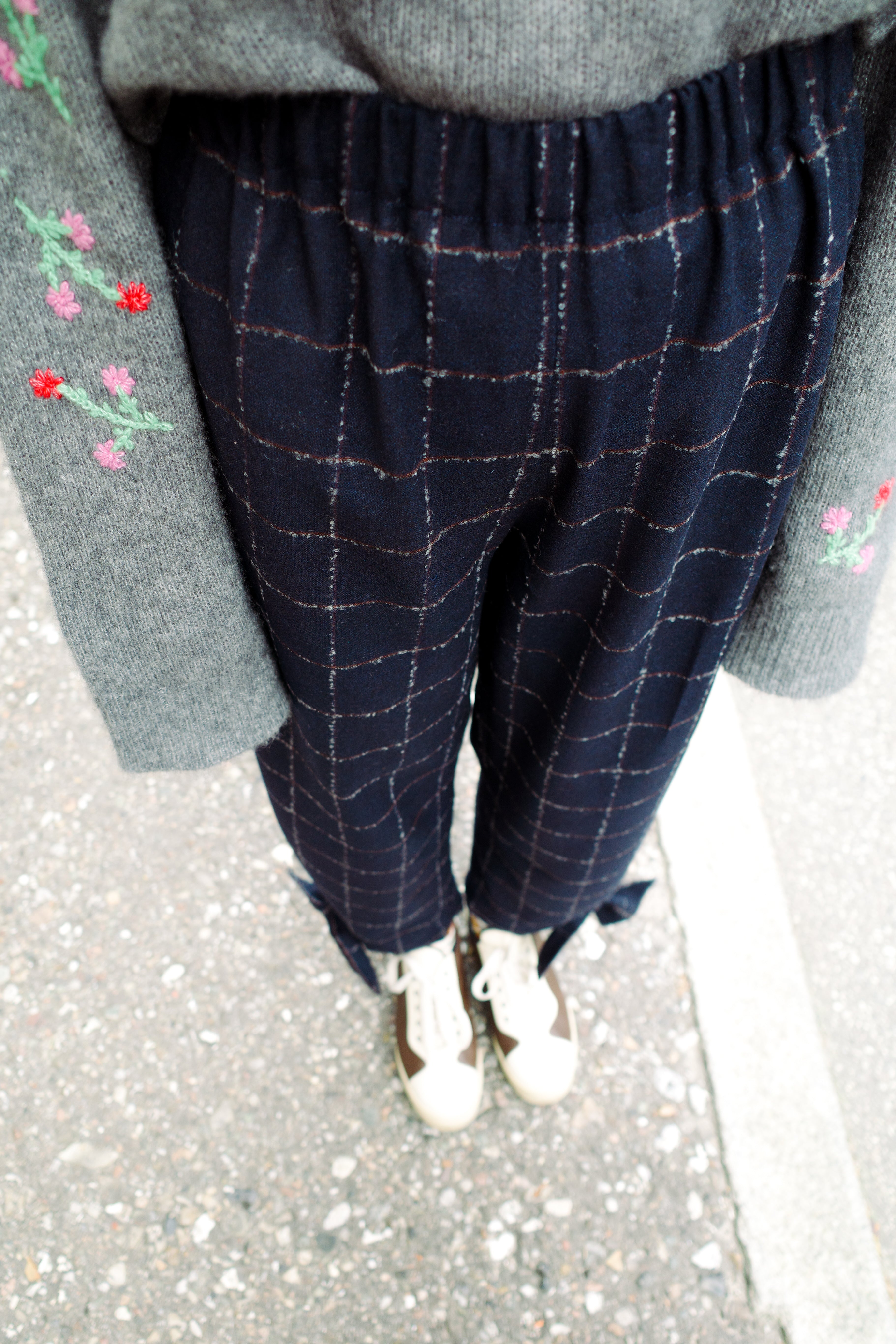 Coco Pants - Checkered with Bow