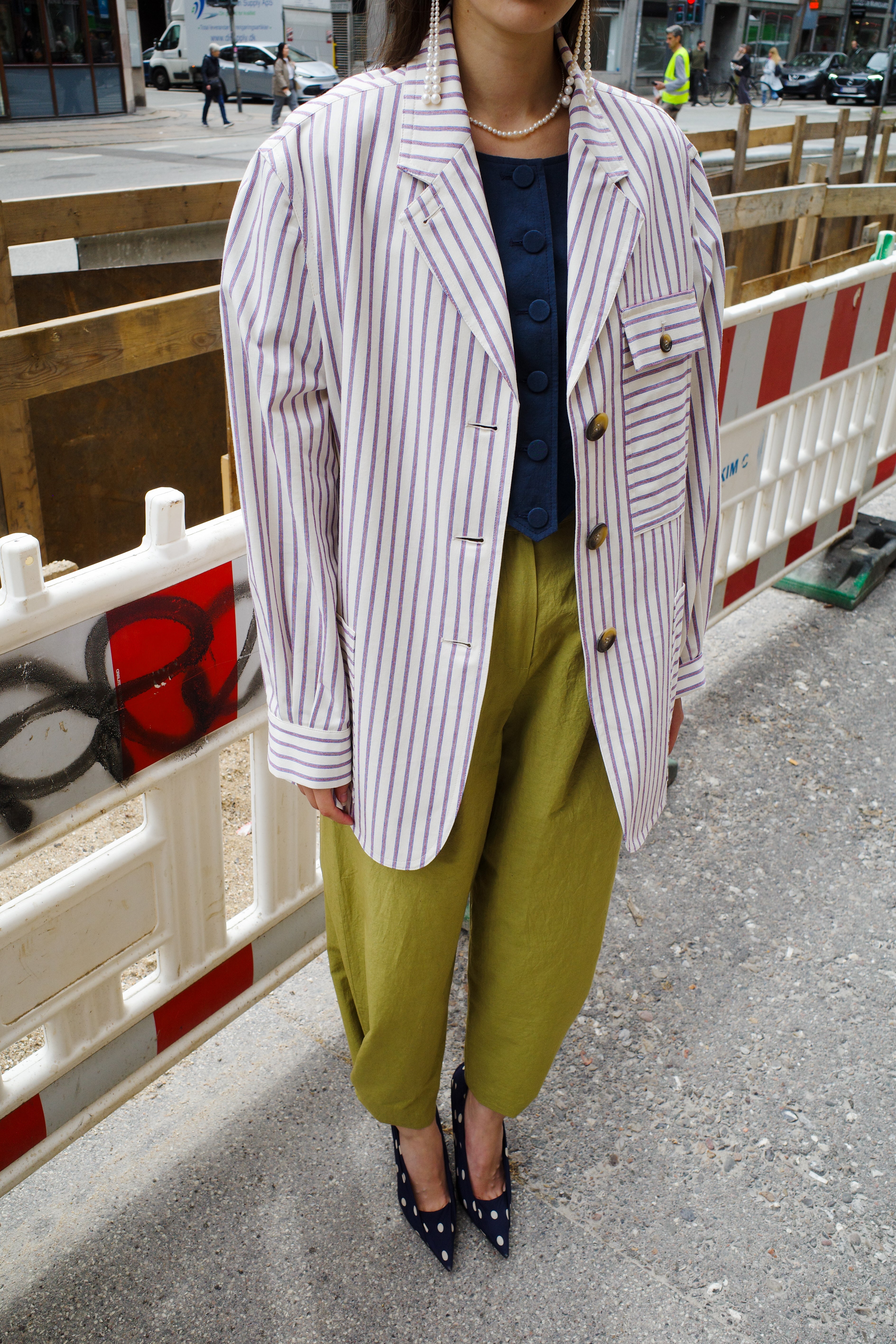 Frederik Jacket - Striped canvas
