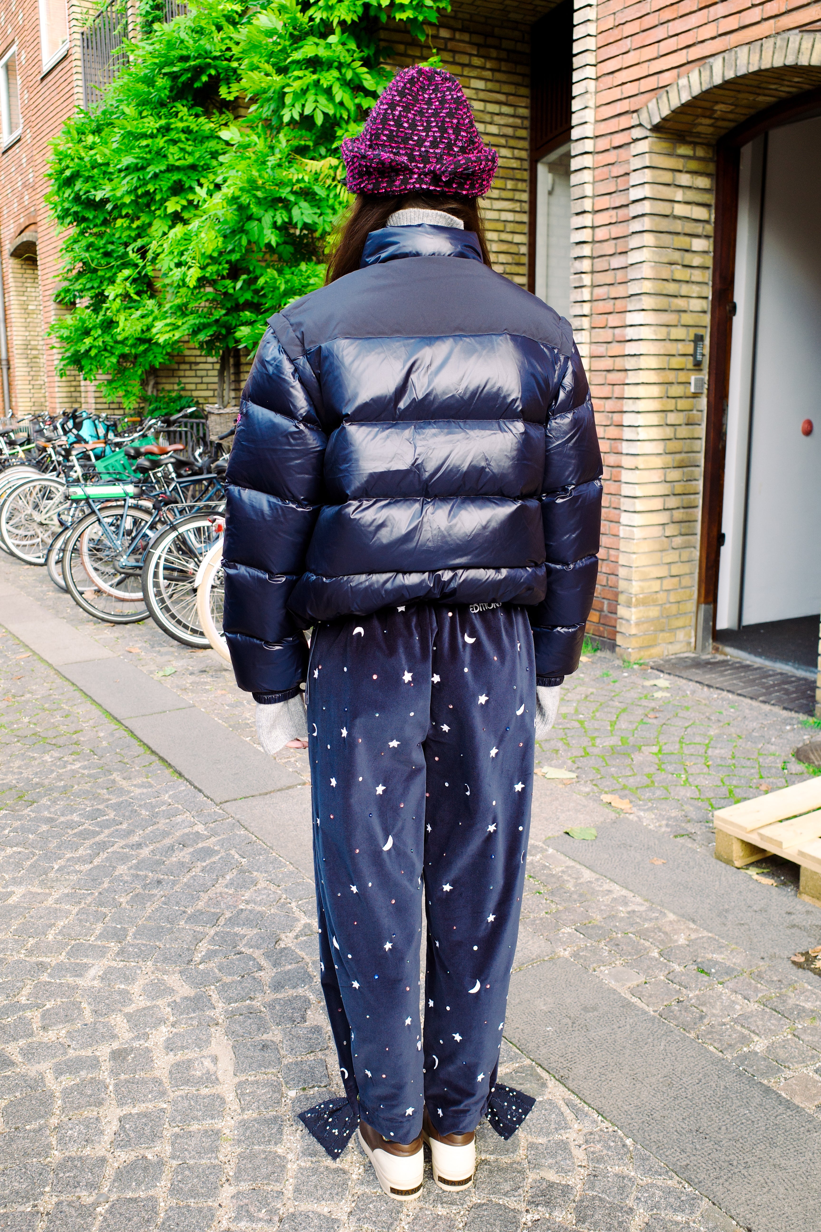 Caro Puffer - Navy