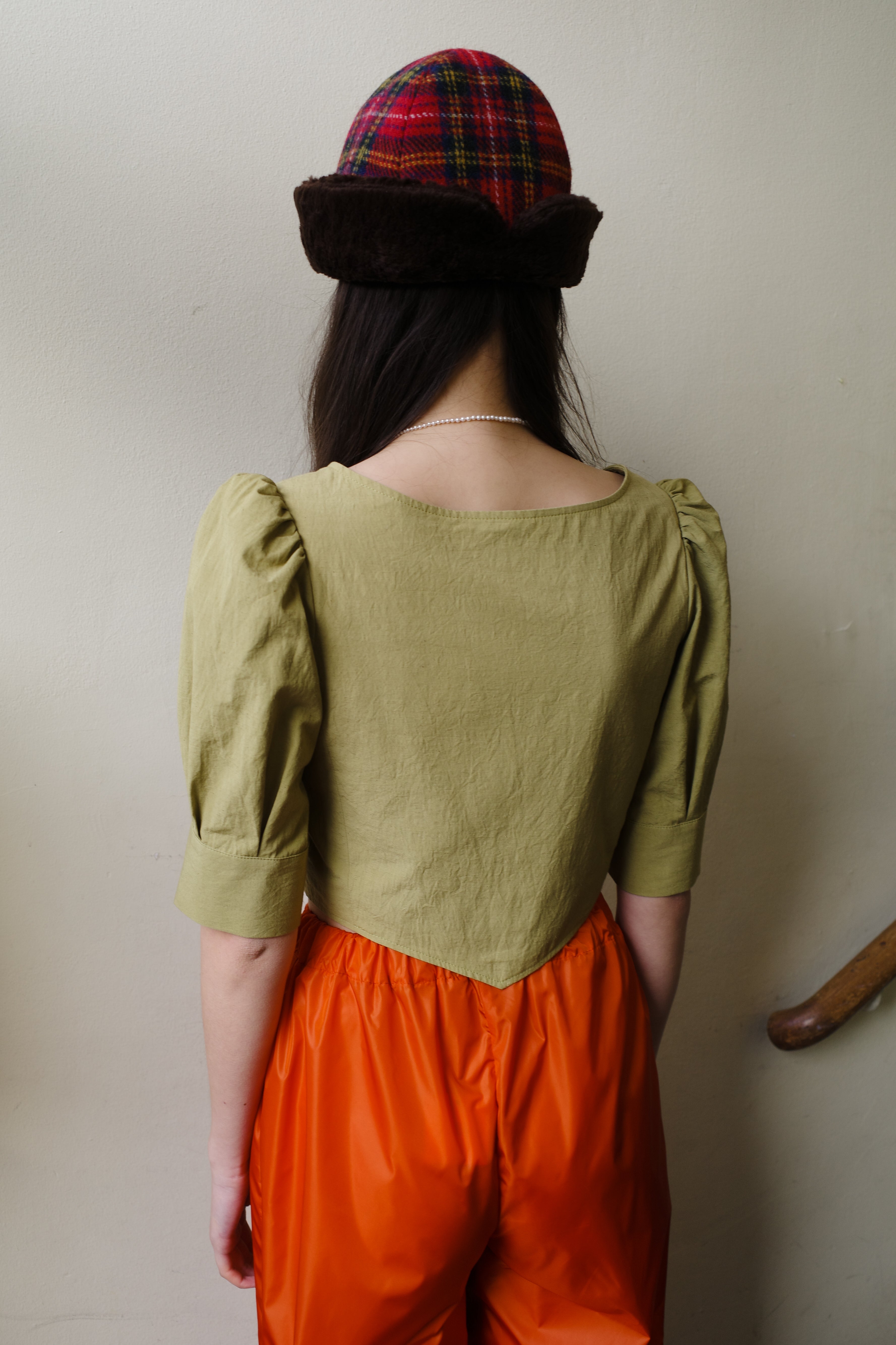 Laura Blouse - Bright Olive