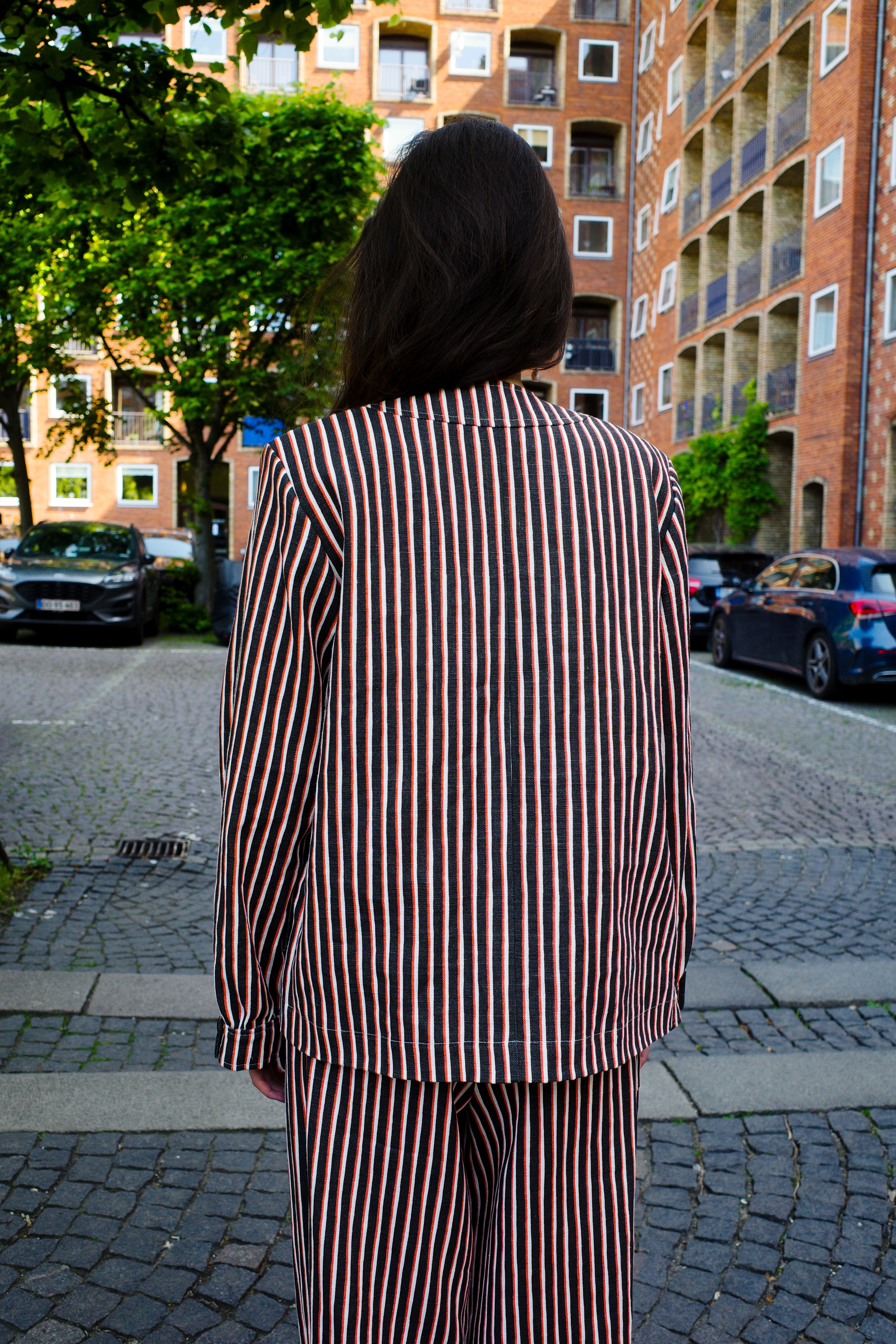 Iggy Jacket Tapet Cafe Multi Stripe