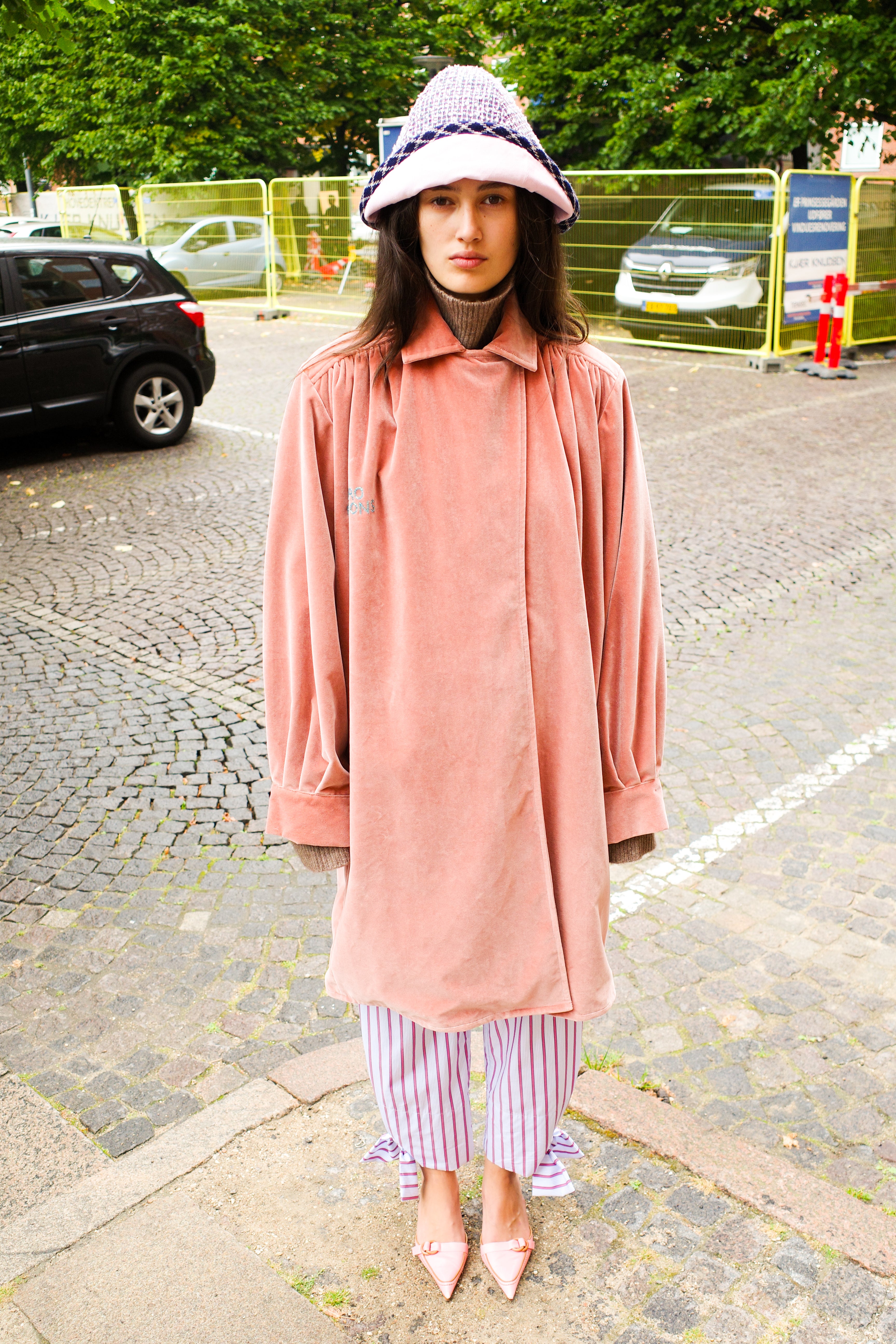 Gaia Coat - pale pink
