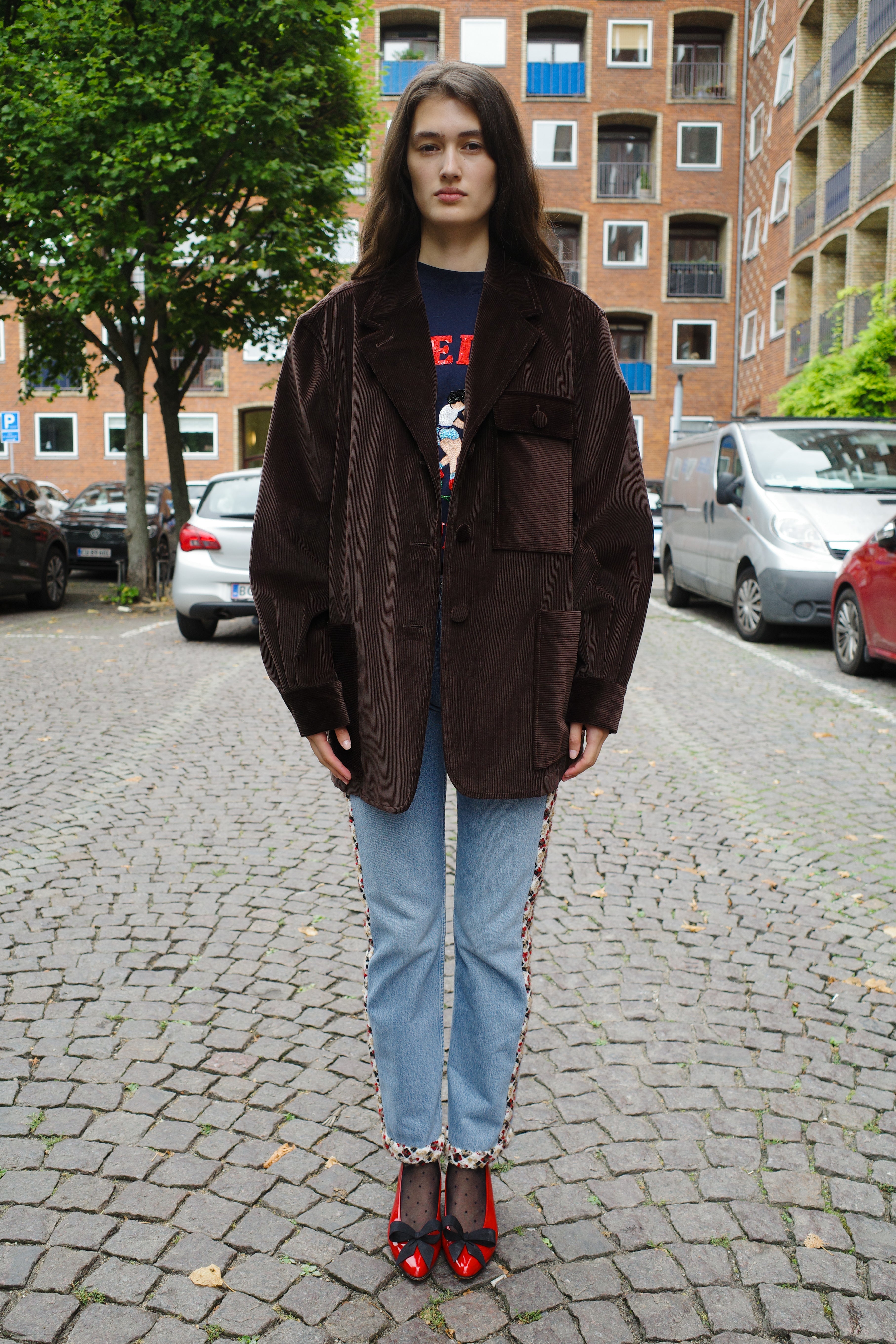 Frederik Jacket Corduroy Cotton Brown Cord