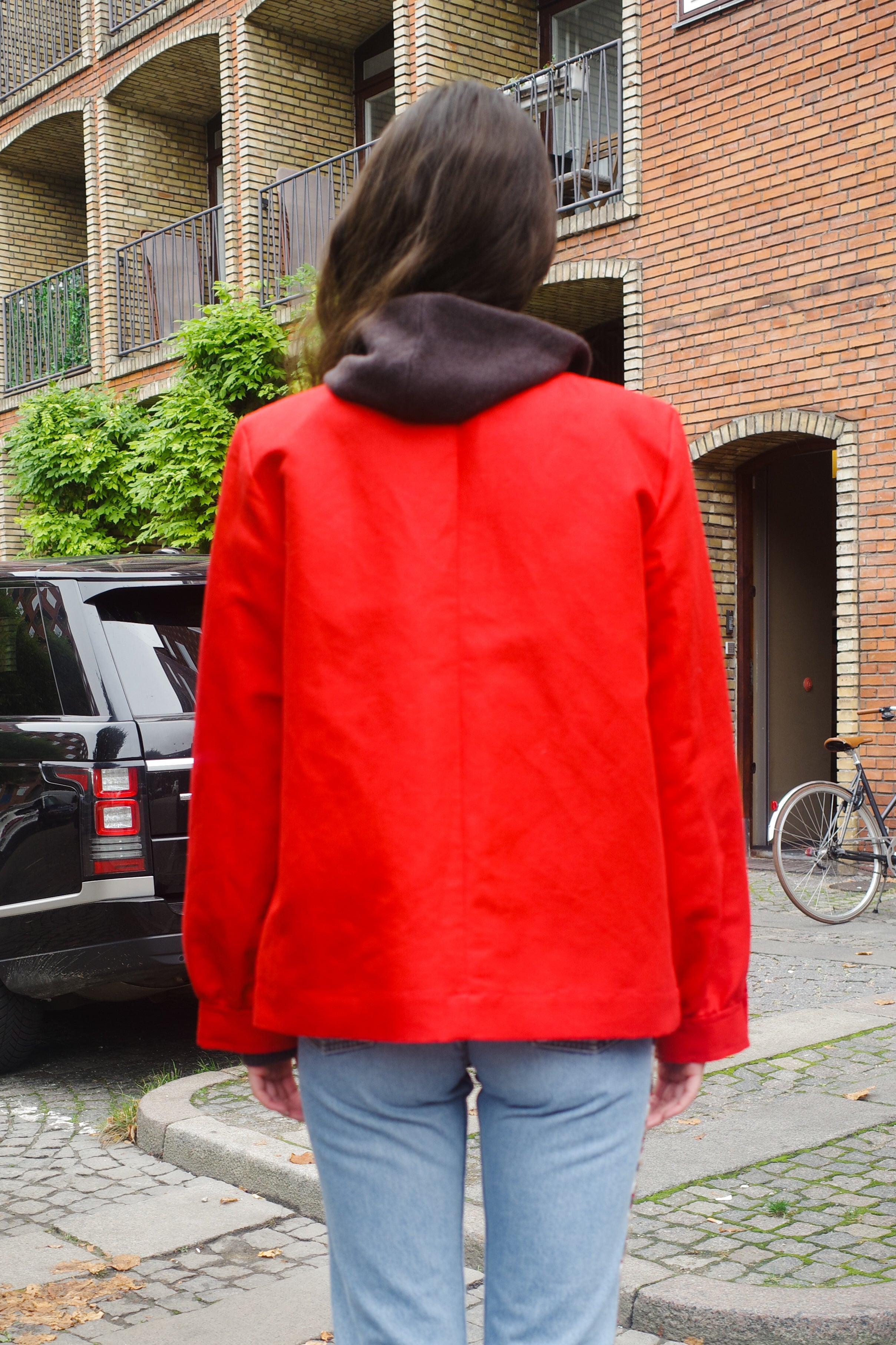 Iggy Jacket Linen Red