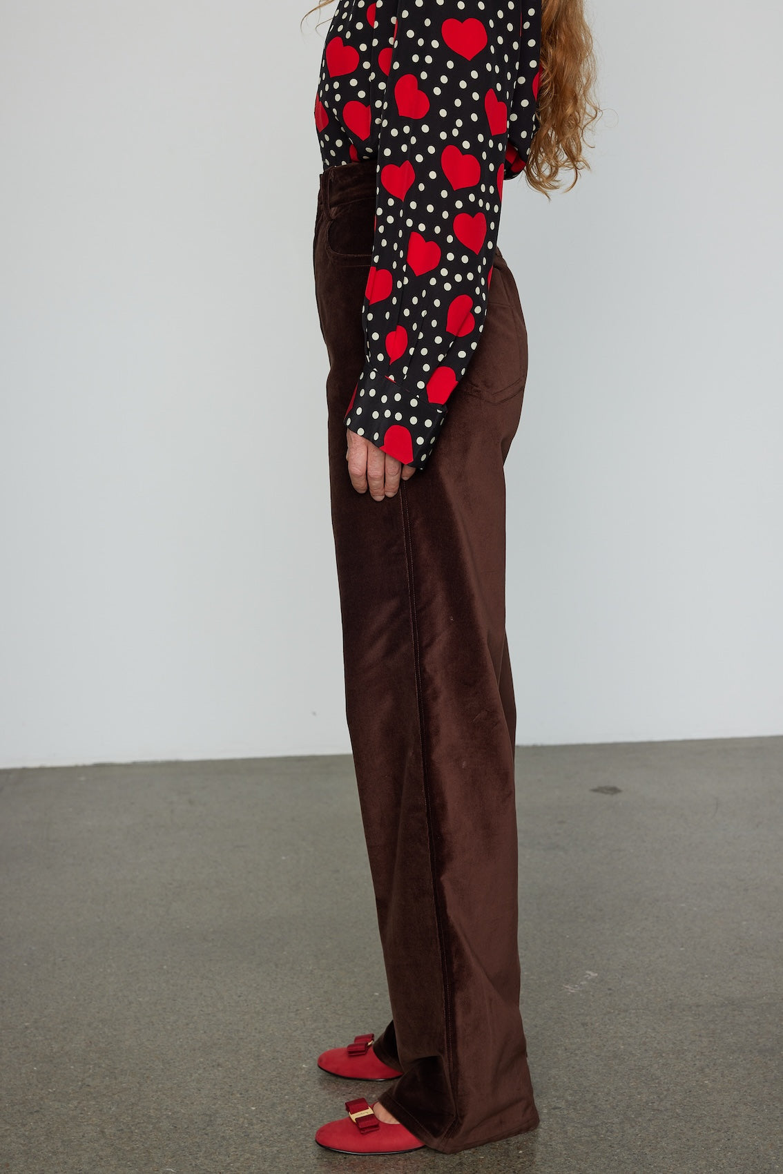 Annika Pants - Brown Velvet