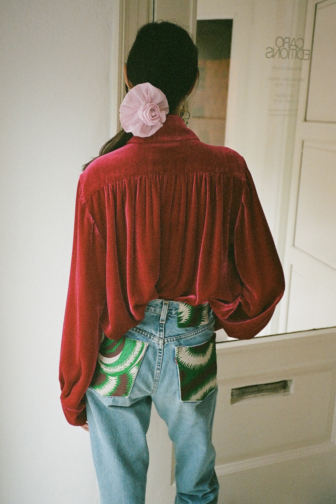 Bonsai Shirt - Raspberry Silk Velvet