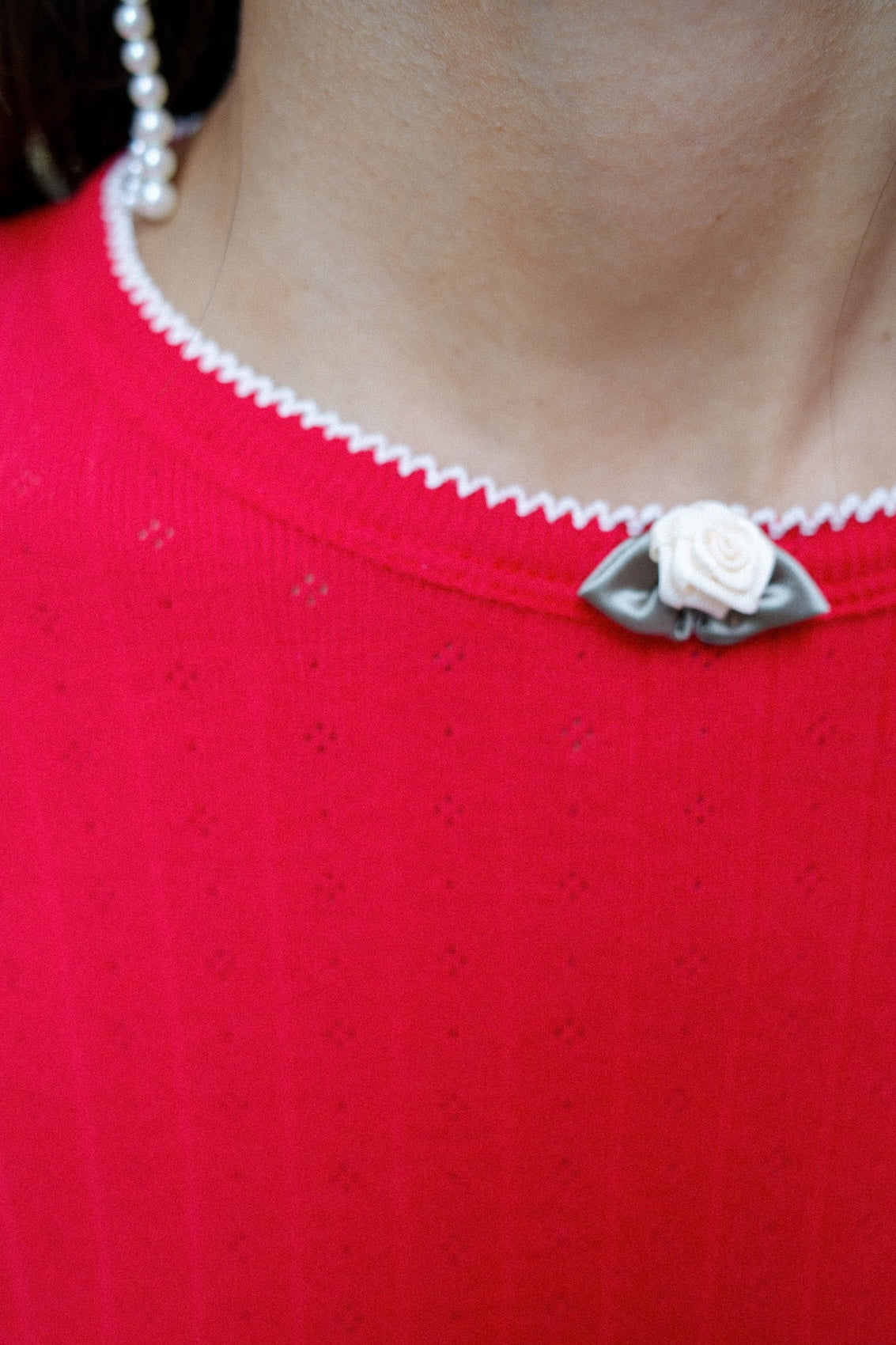 Caro LS T-shirt - Red