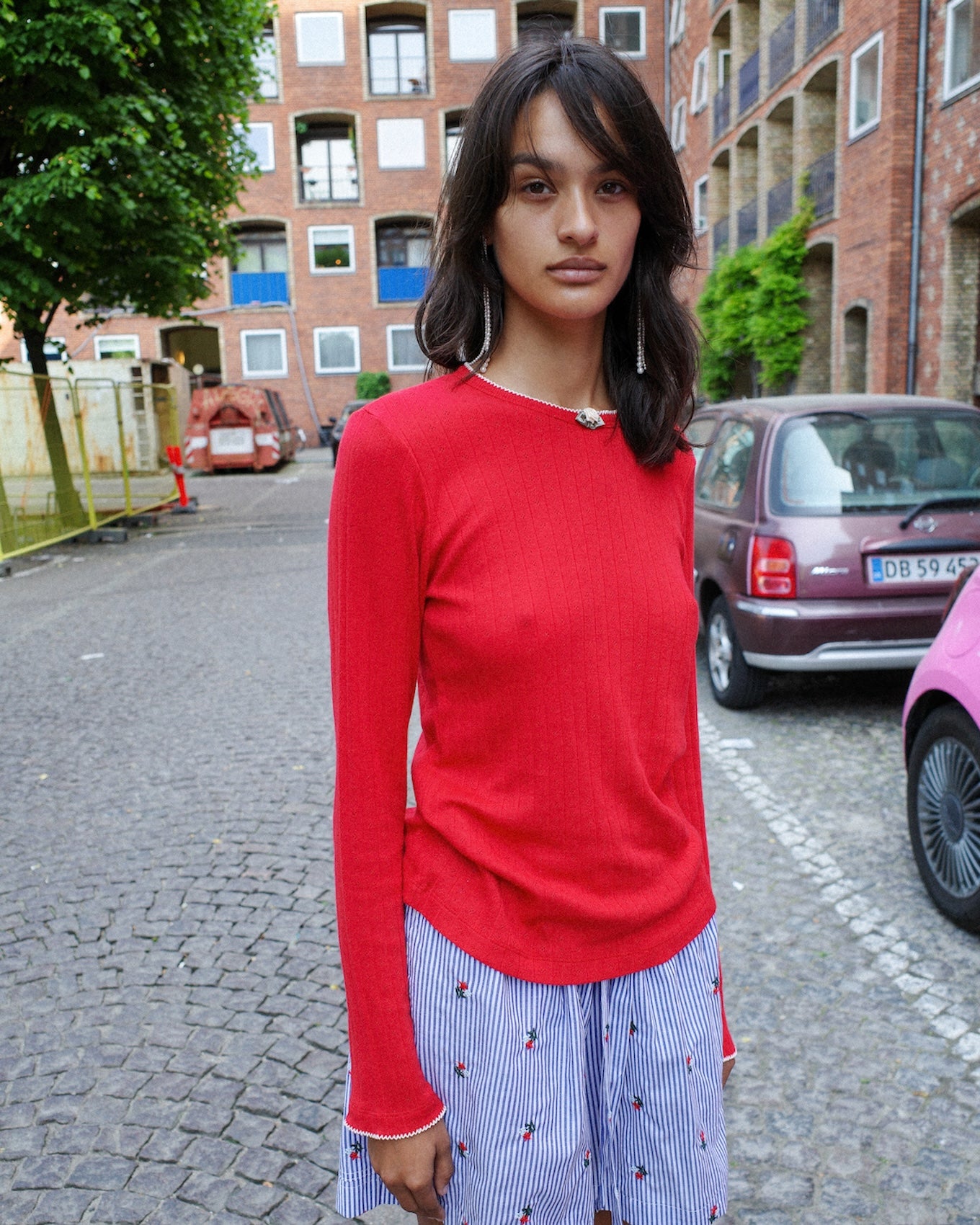 Caro LS T-shirt - Red