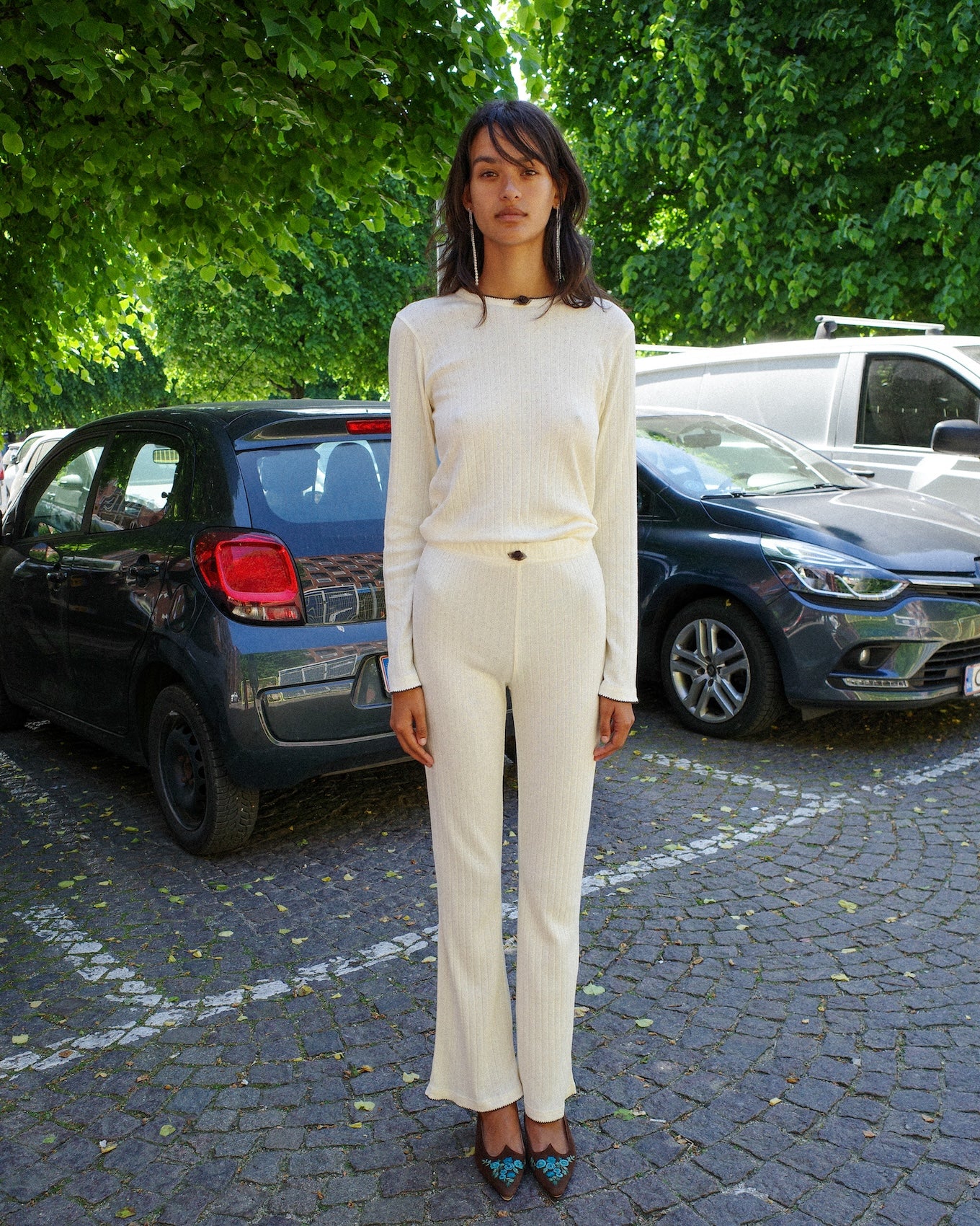 Caro LS T-shirt - Cream