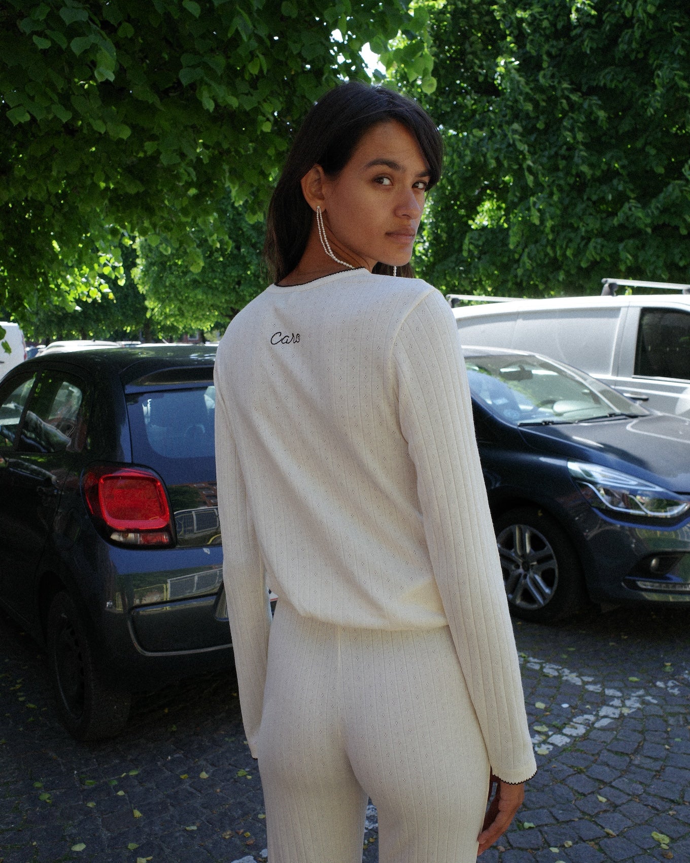 Caro LS T-shirt - Cream