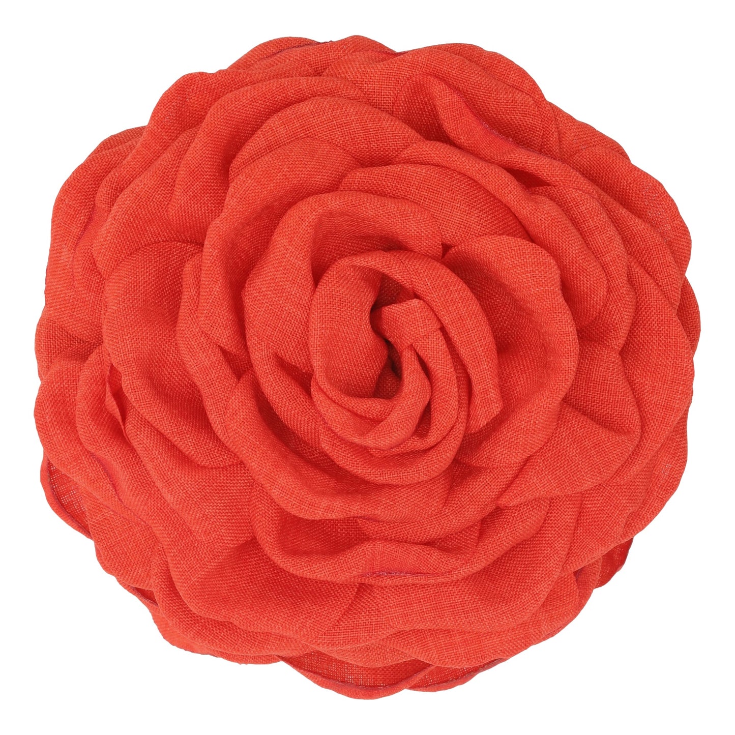 Caro Editions. The Rosie Hair Clip in Orange Red. Polyester Acetate 12cm wide Made responsibly in China.