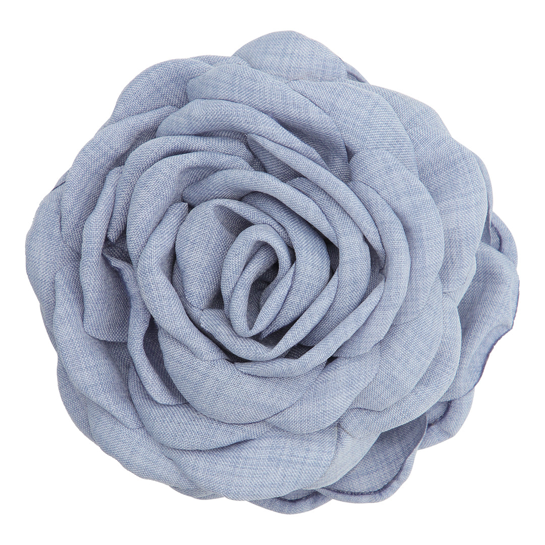 The Rosie Hair Clip in Ocean Blue. Polyester Acetate 12cm wide